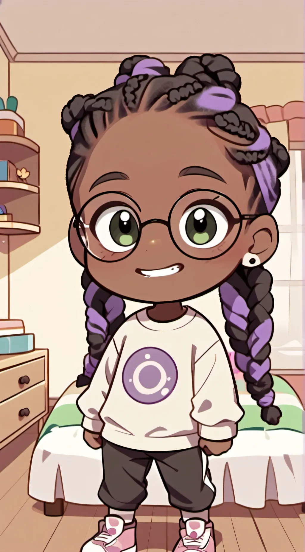 ai character: Lela Brown background