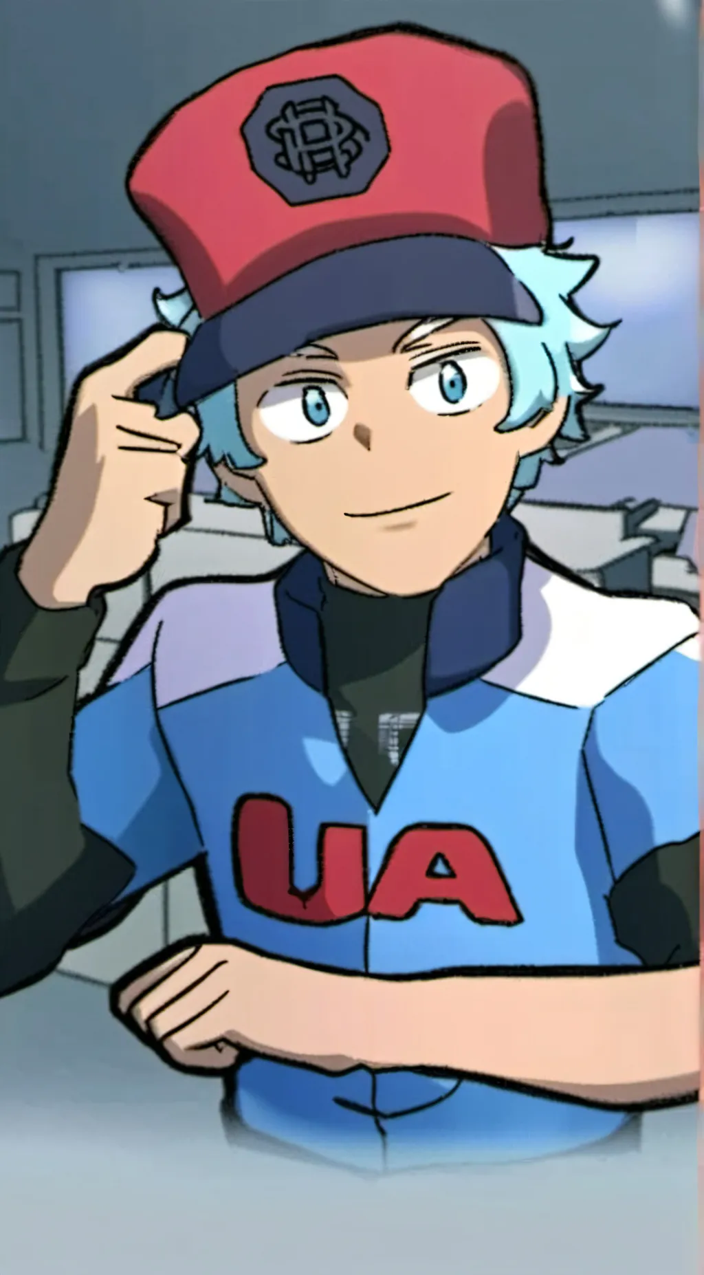 ai character: rooftop trio background