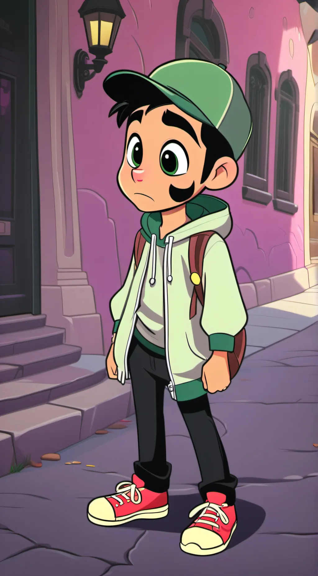 ai character: Lulgl dad o ut background