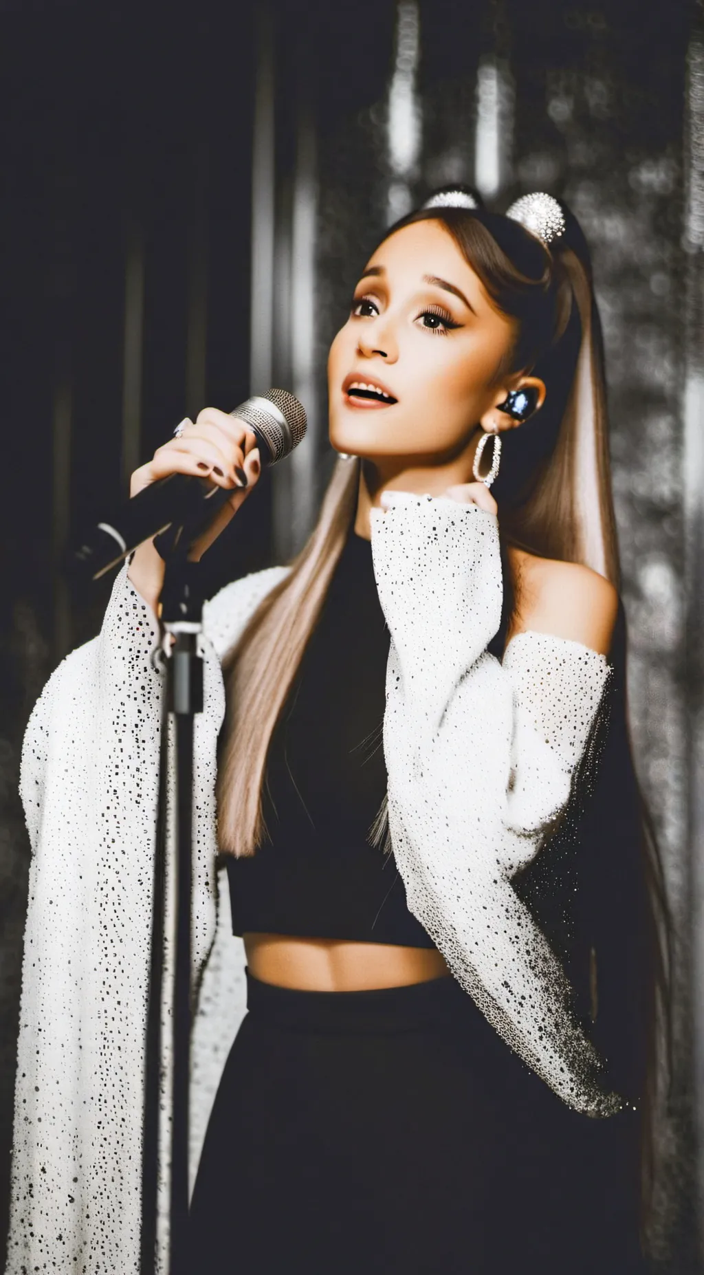 ai character: Arianna Grande background