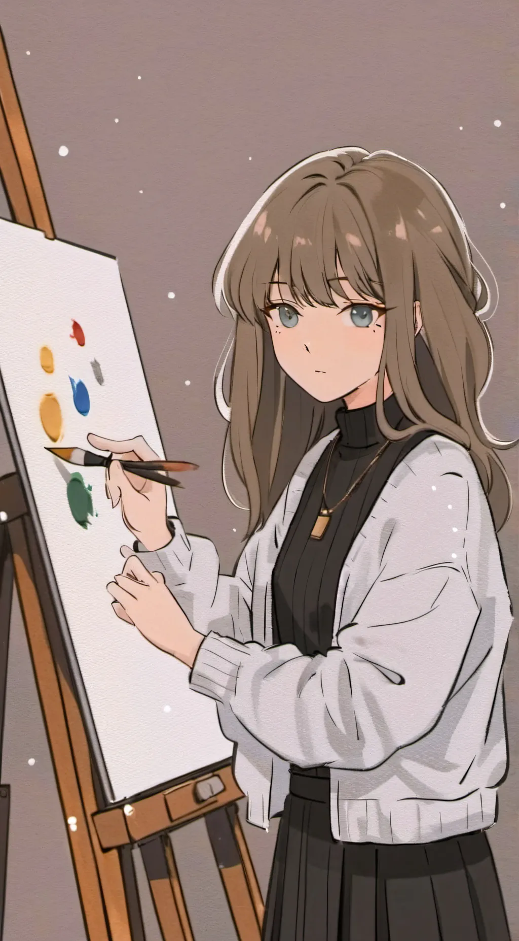 ai character: Maddie background