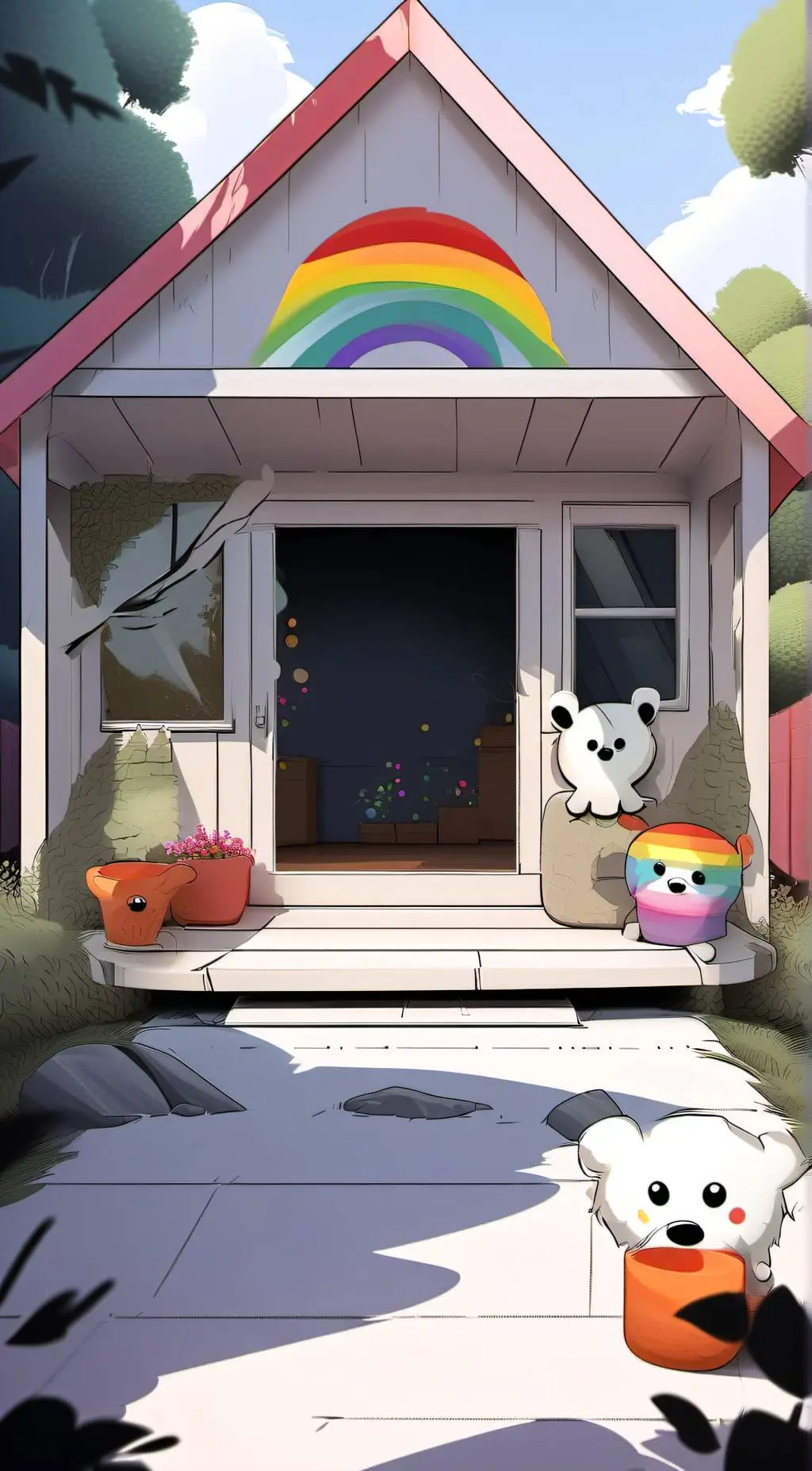 ai character: Rainbow Friends background