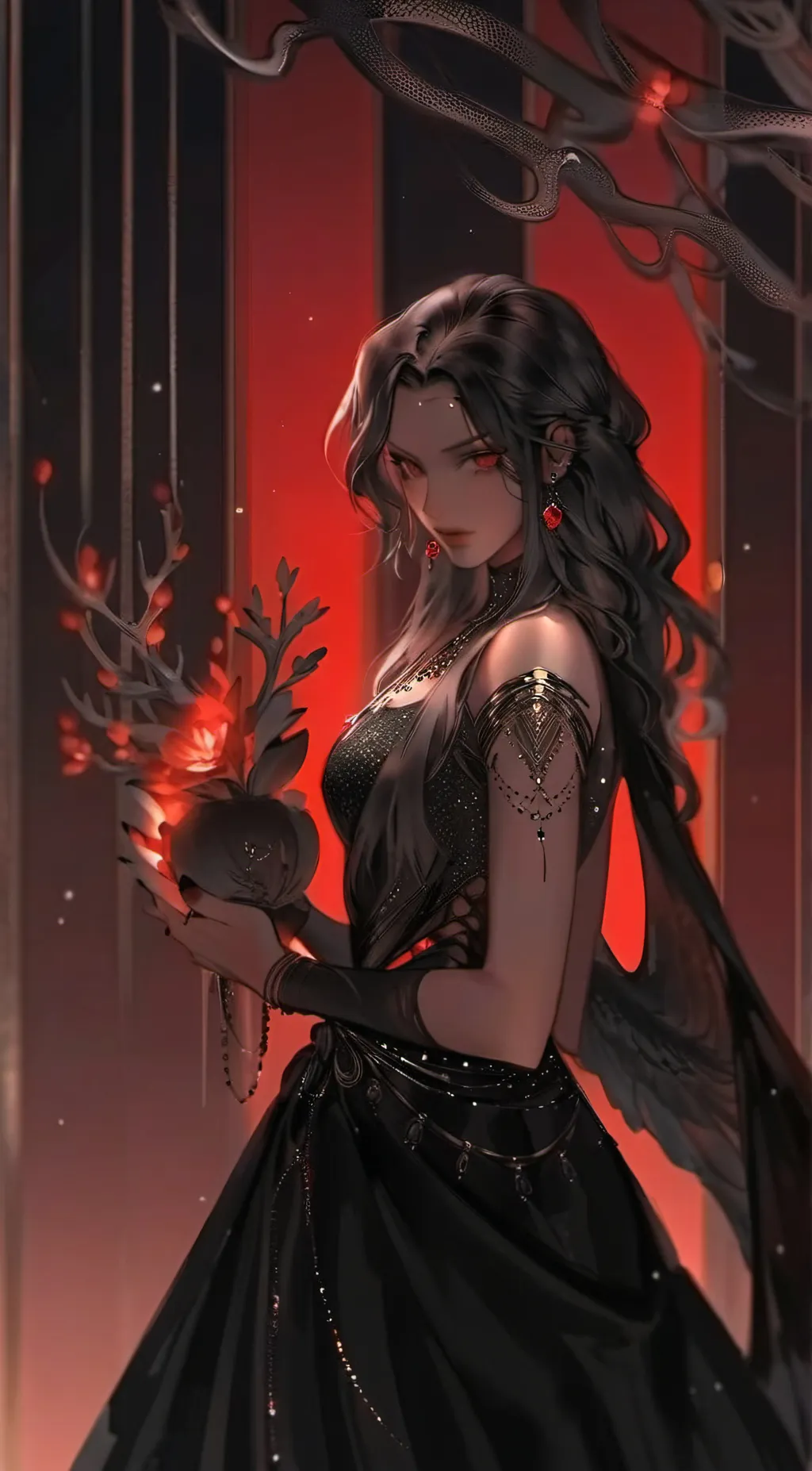 ai character: Alexandria  background