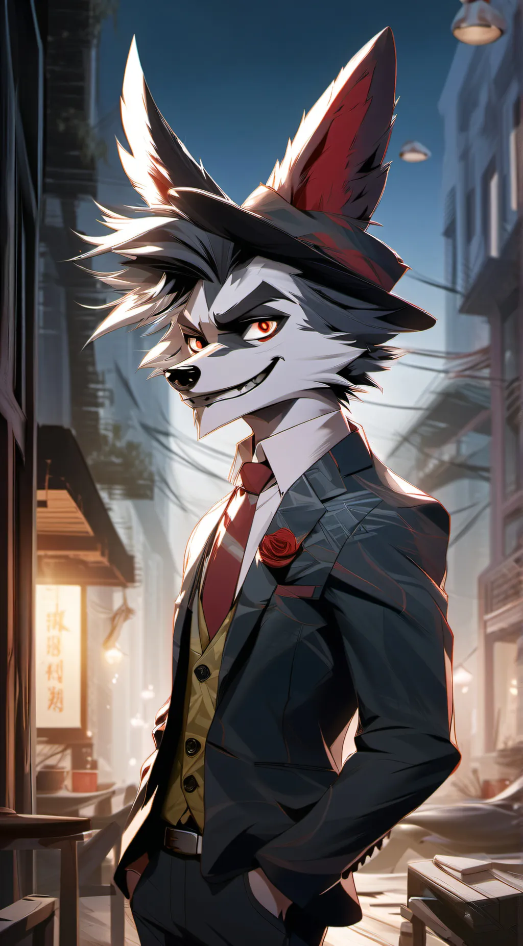 ai character: Husker background