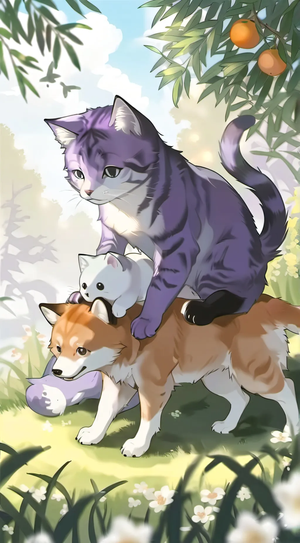 ai character: catnap x dogday background