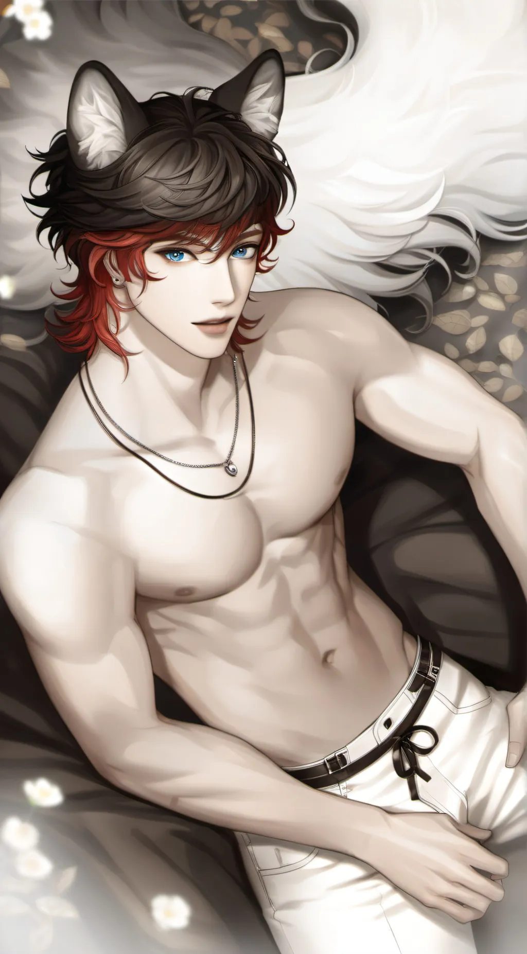 ai character: dark  background