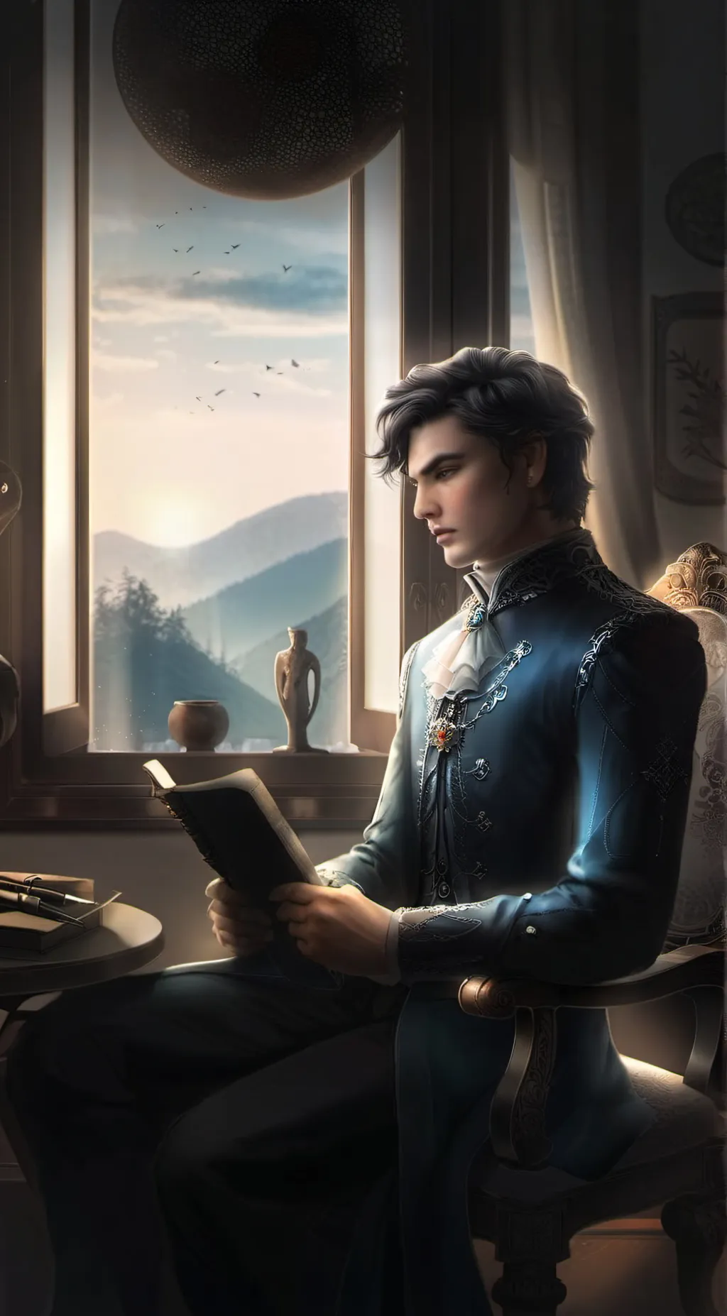 ai character: Ethan Atias background