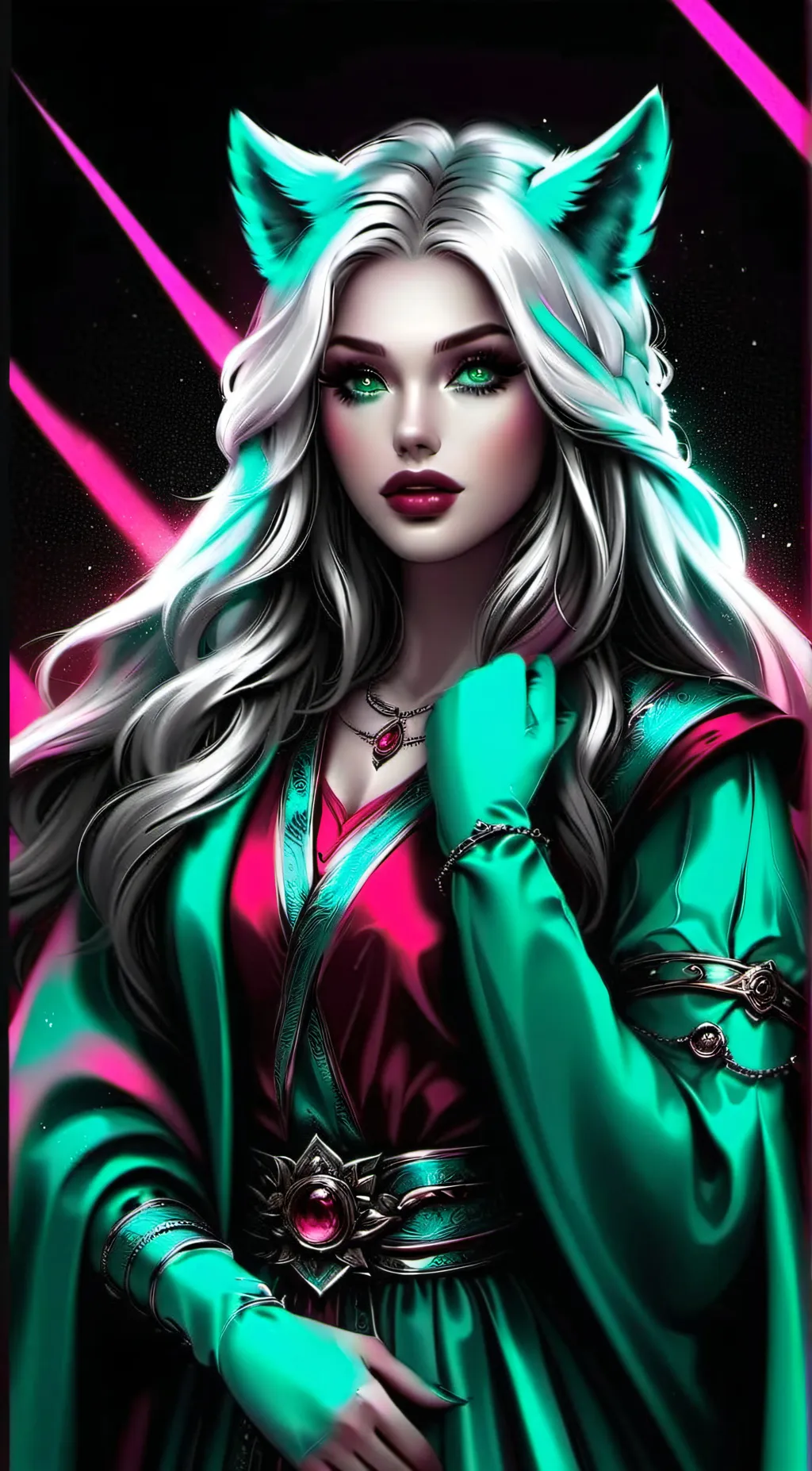 ai character: Foxy background