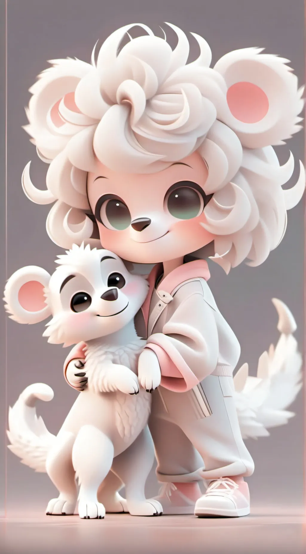 ai character: PJ Poodle background