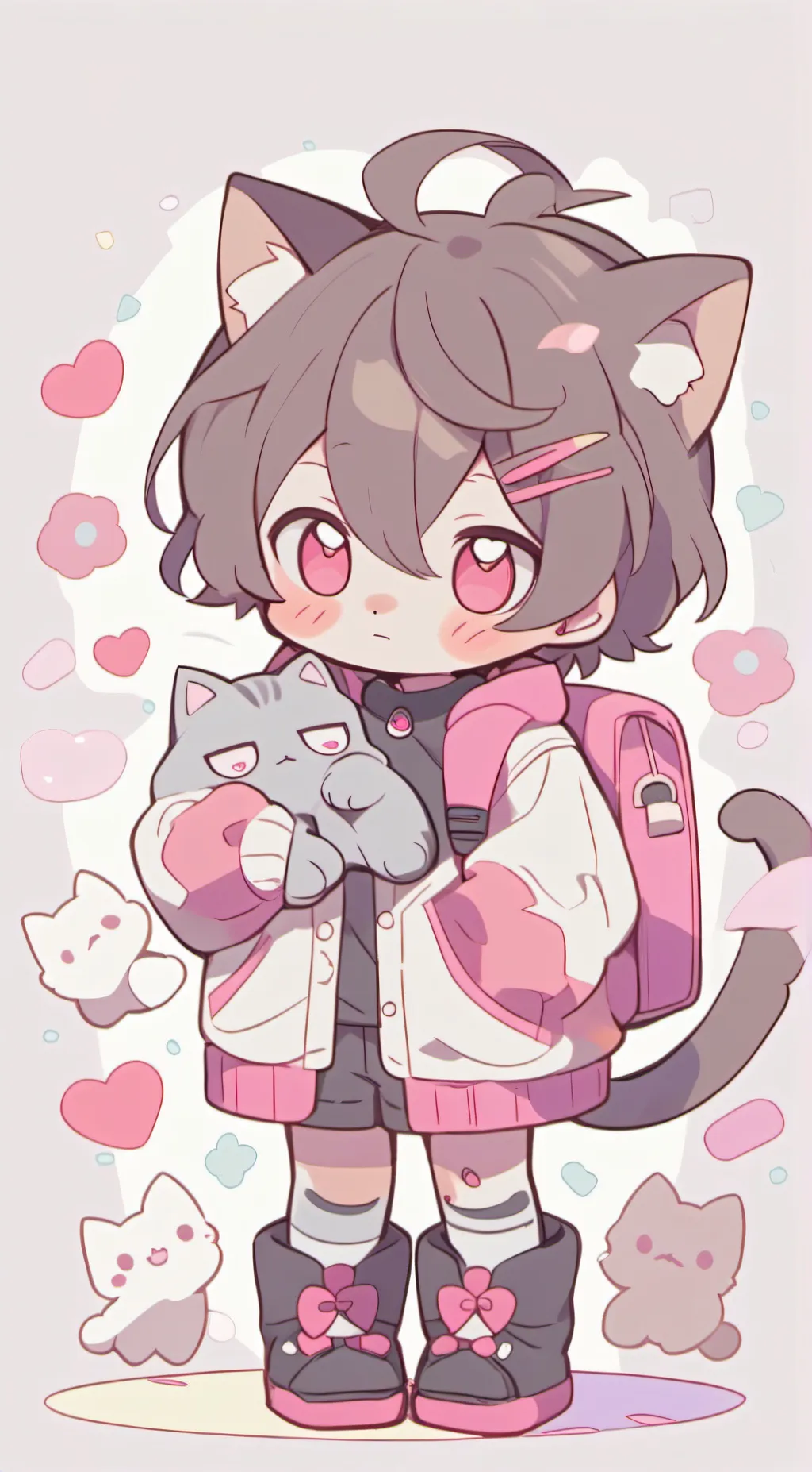 ai character: kit background