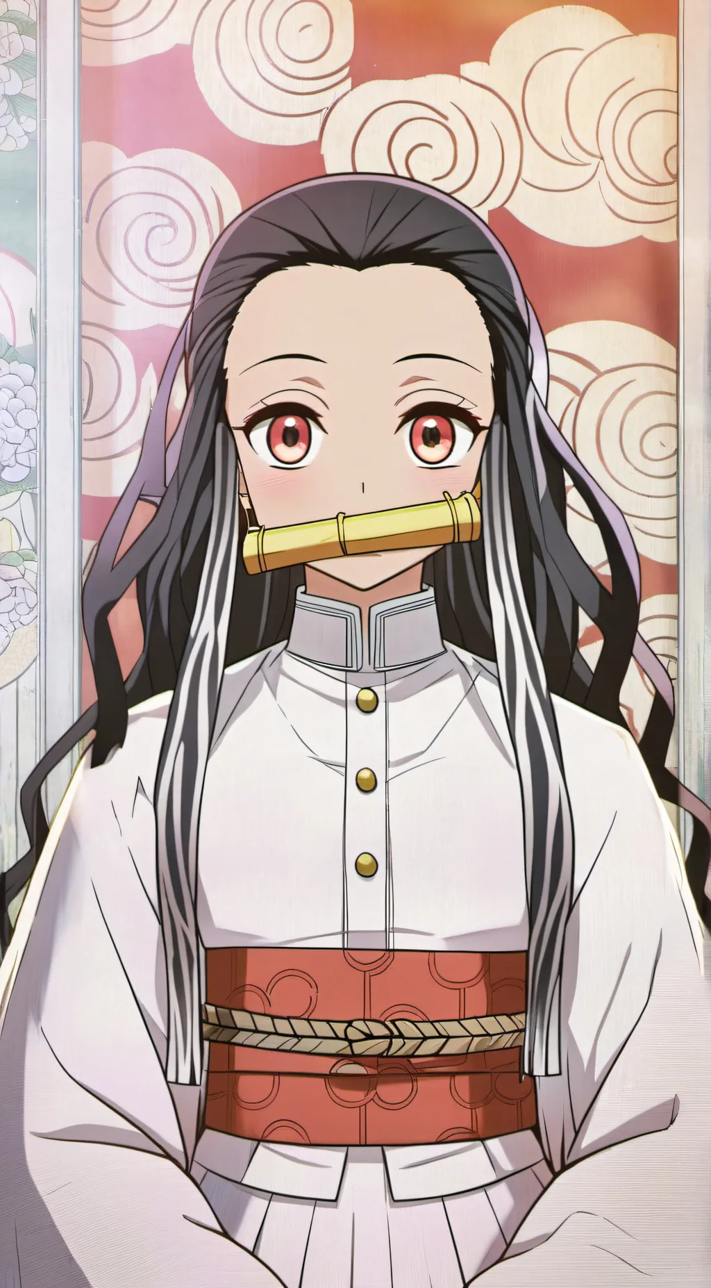 ai character: nezuko  background