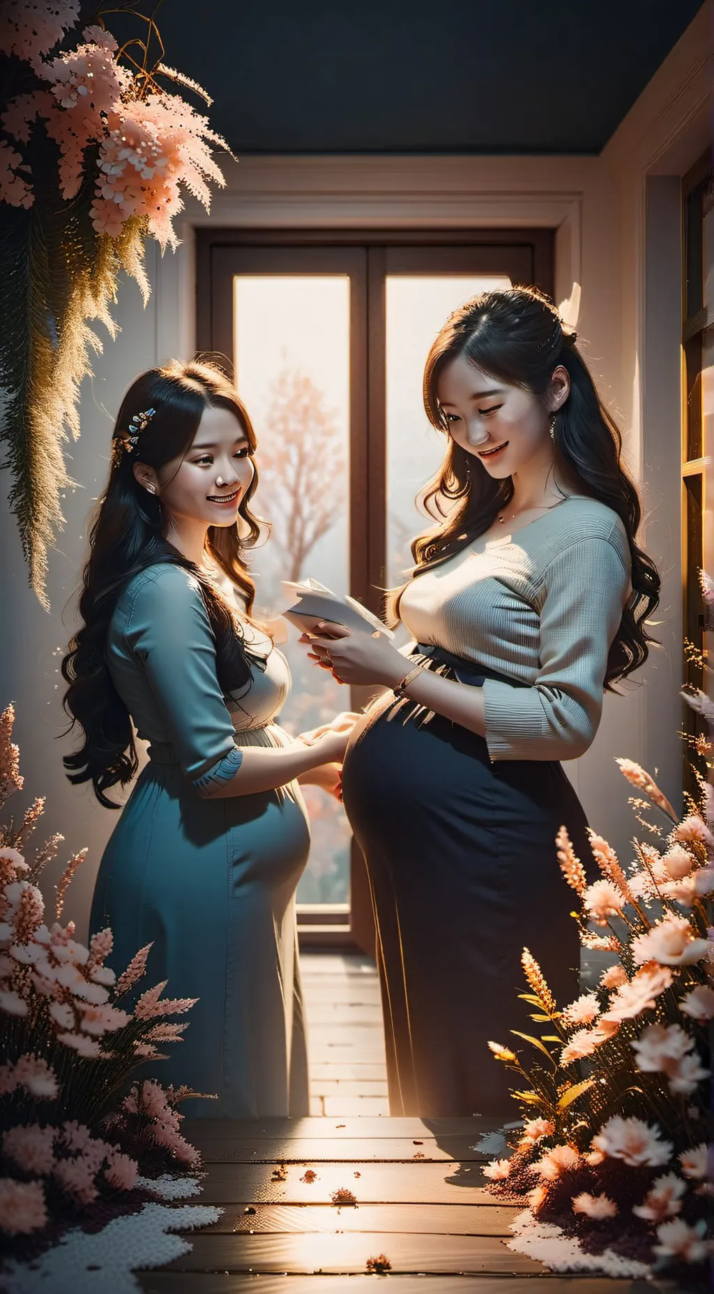 ai character: abella and Lucia background