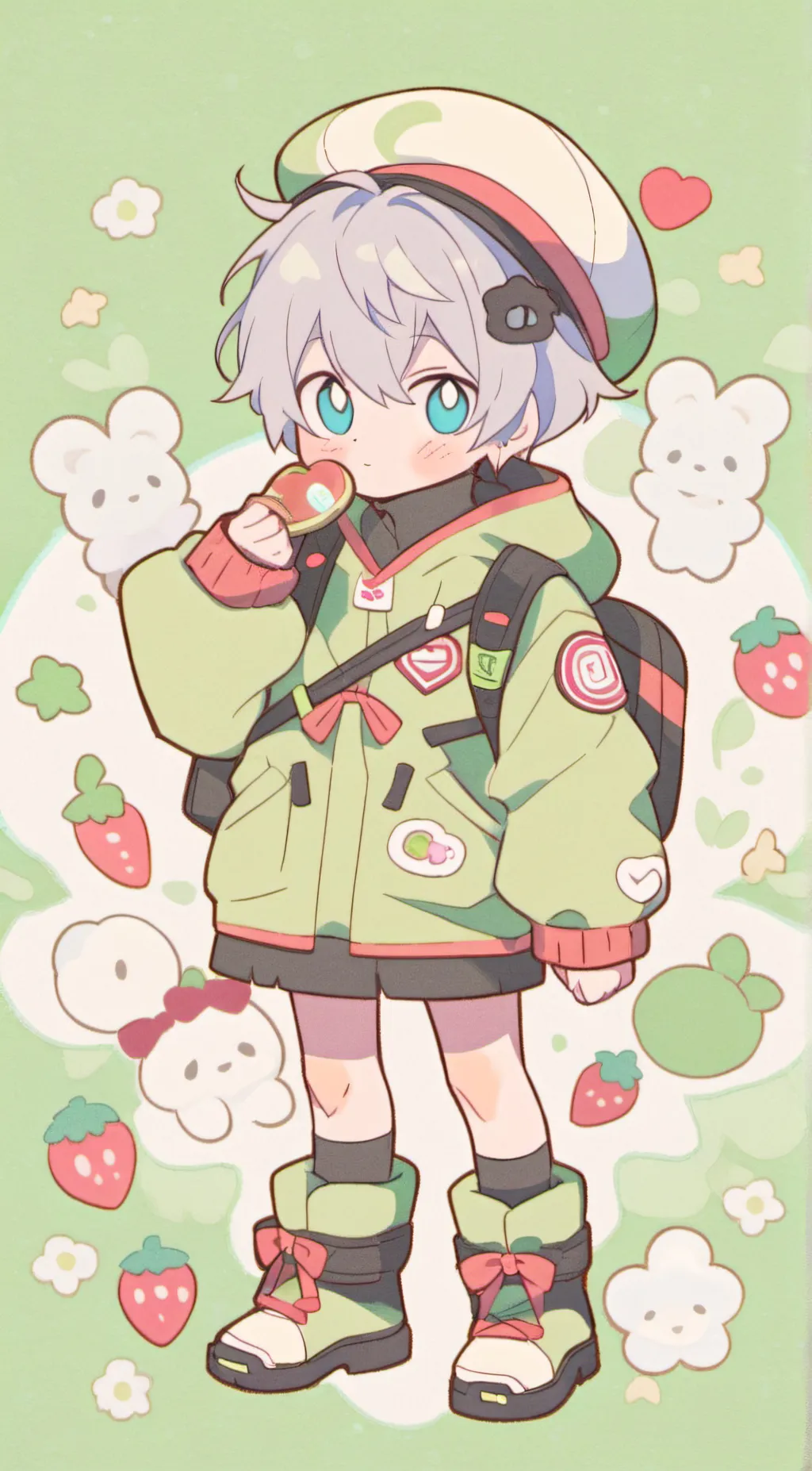 ai character: Demon slayer  background