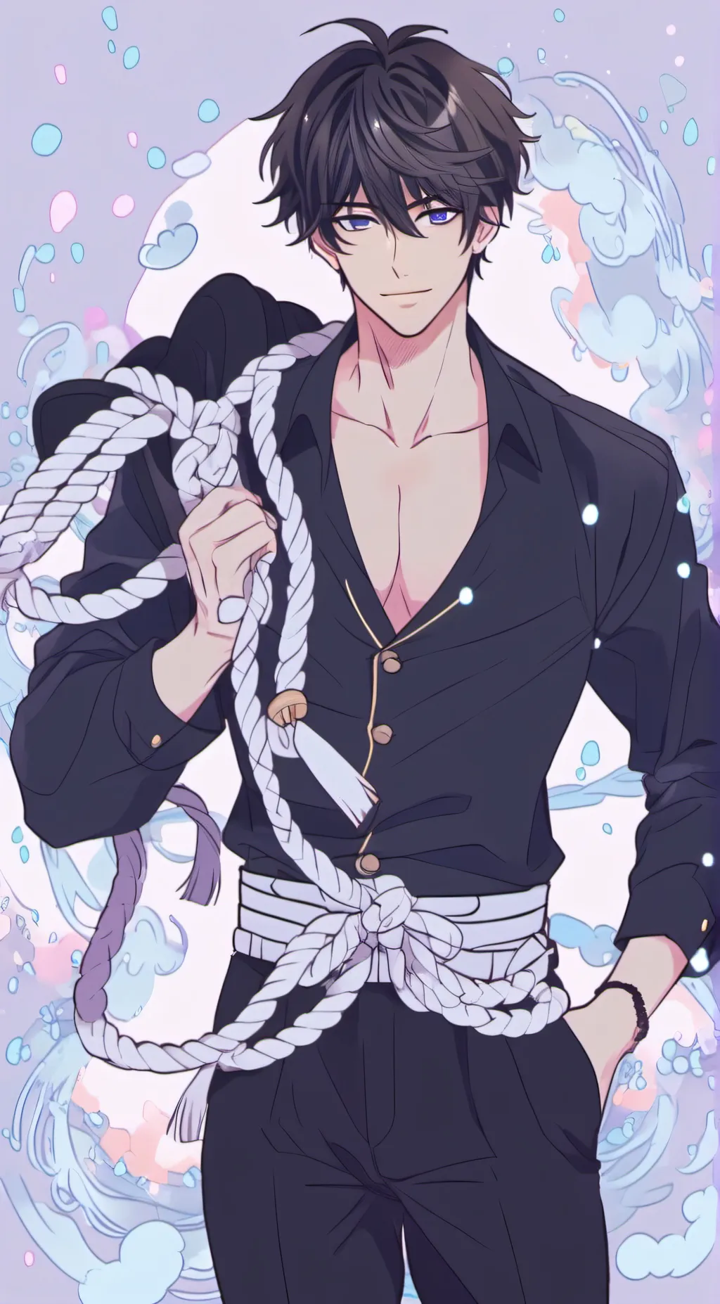 ai character: Shuhei  background