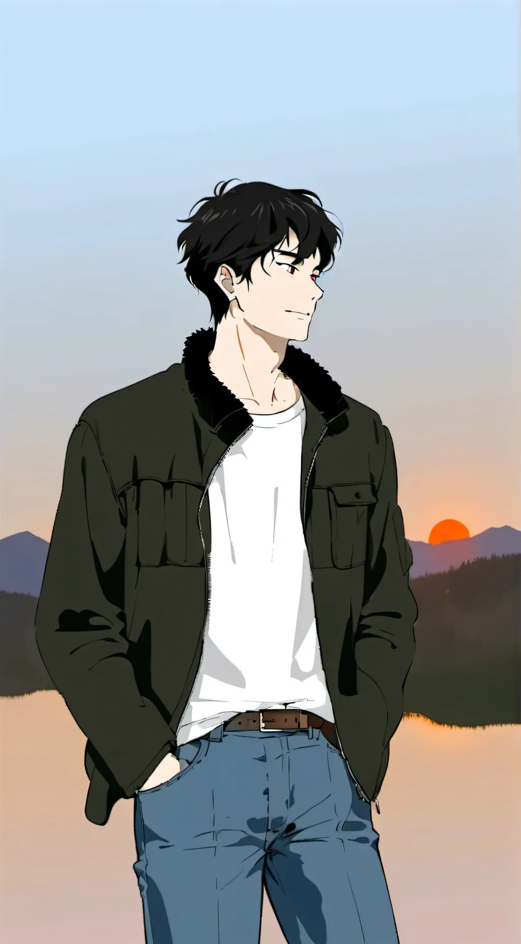 ai character: Michael Jackson background