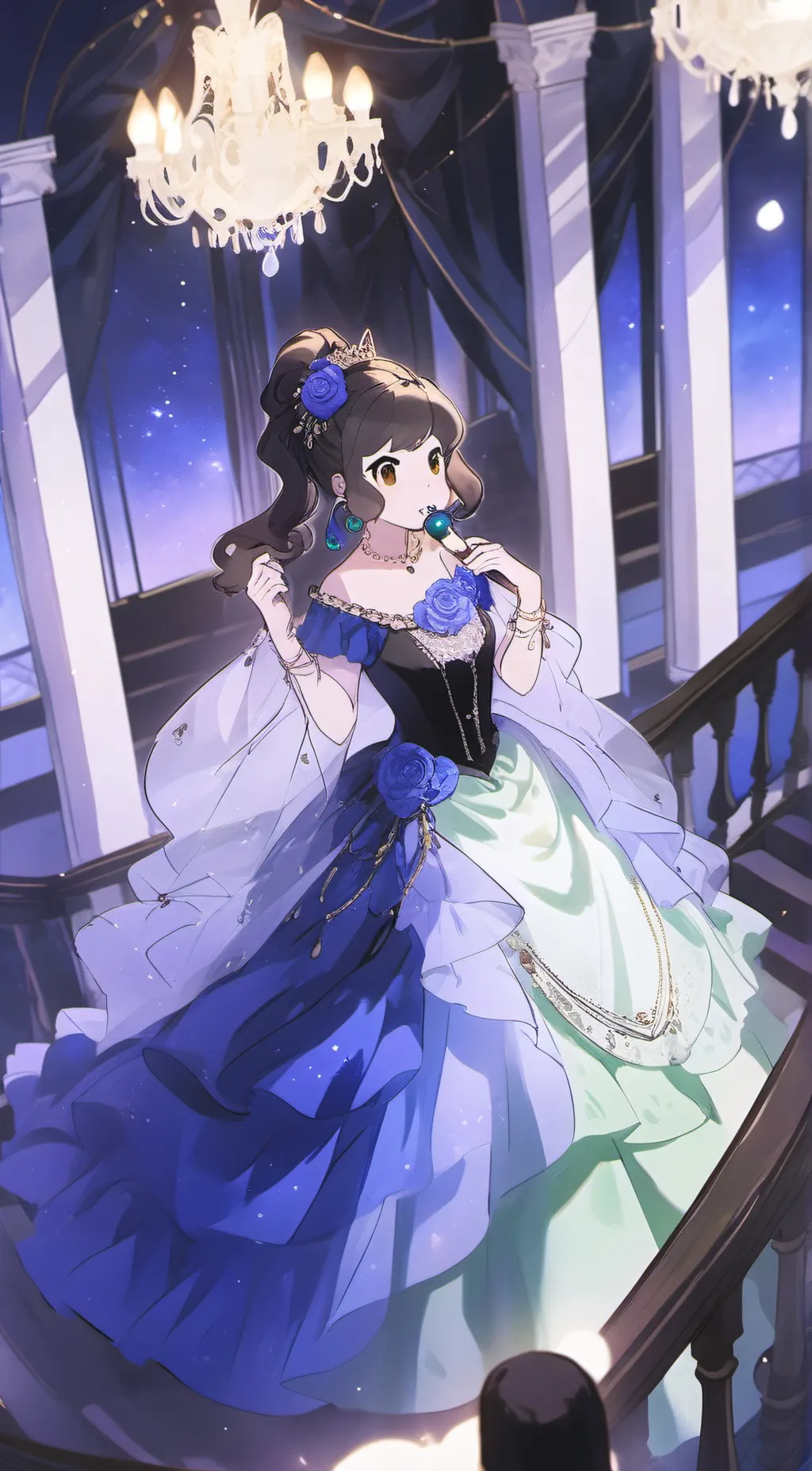 ai character: Cute cute  background