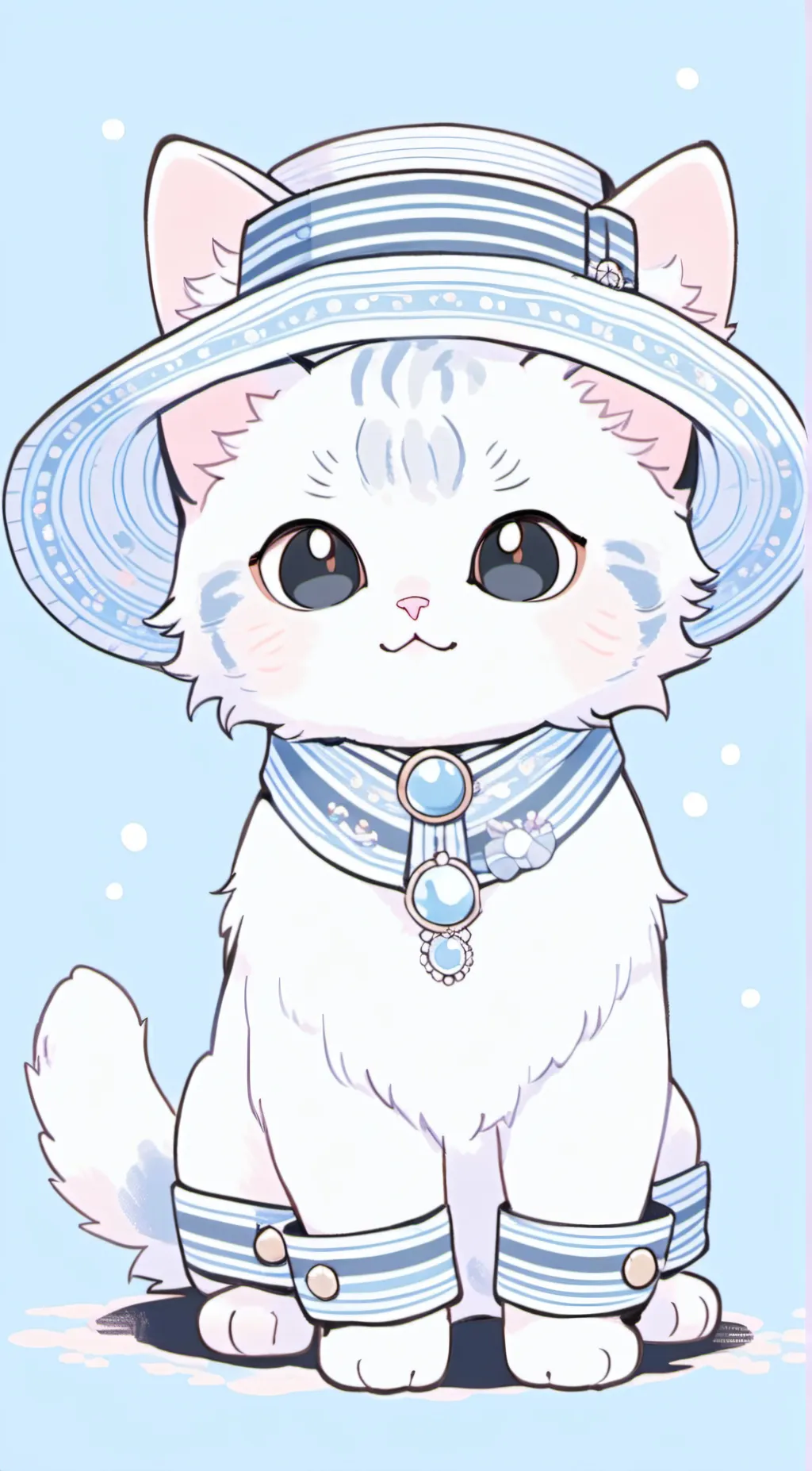 ai character: Snowie  background