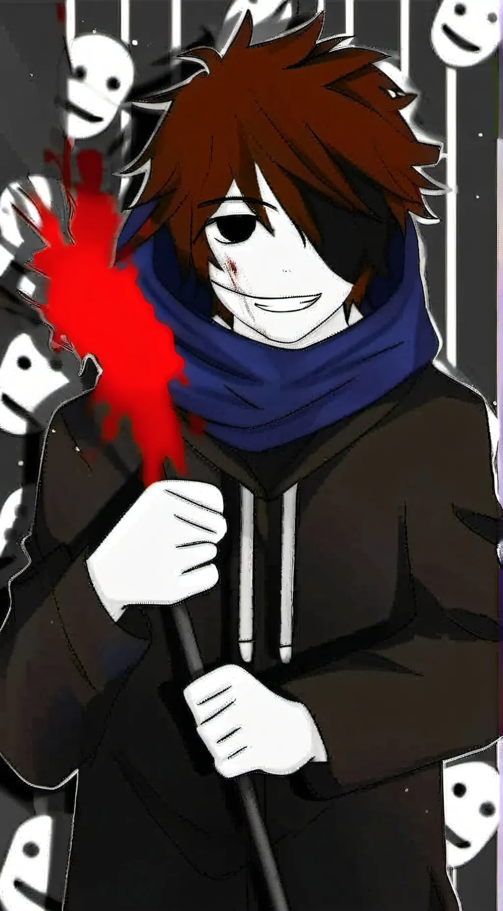 ai character: eyeless jack  background