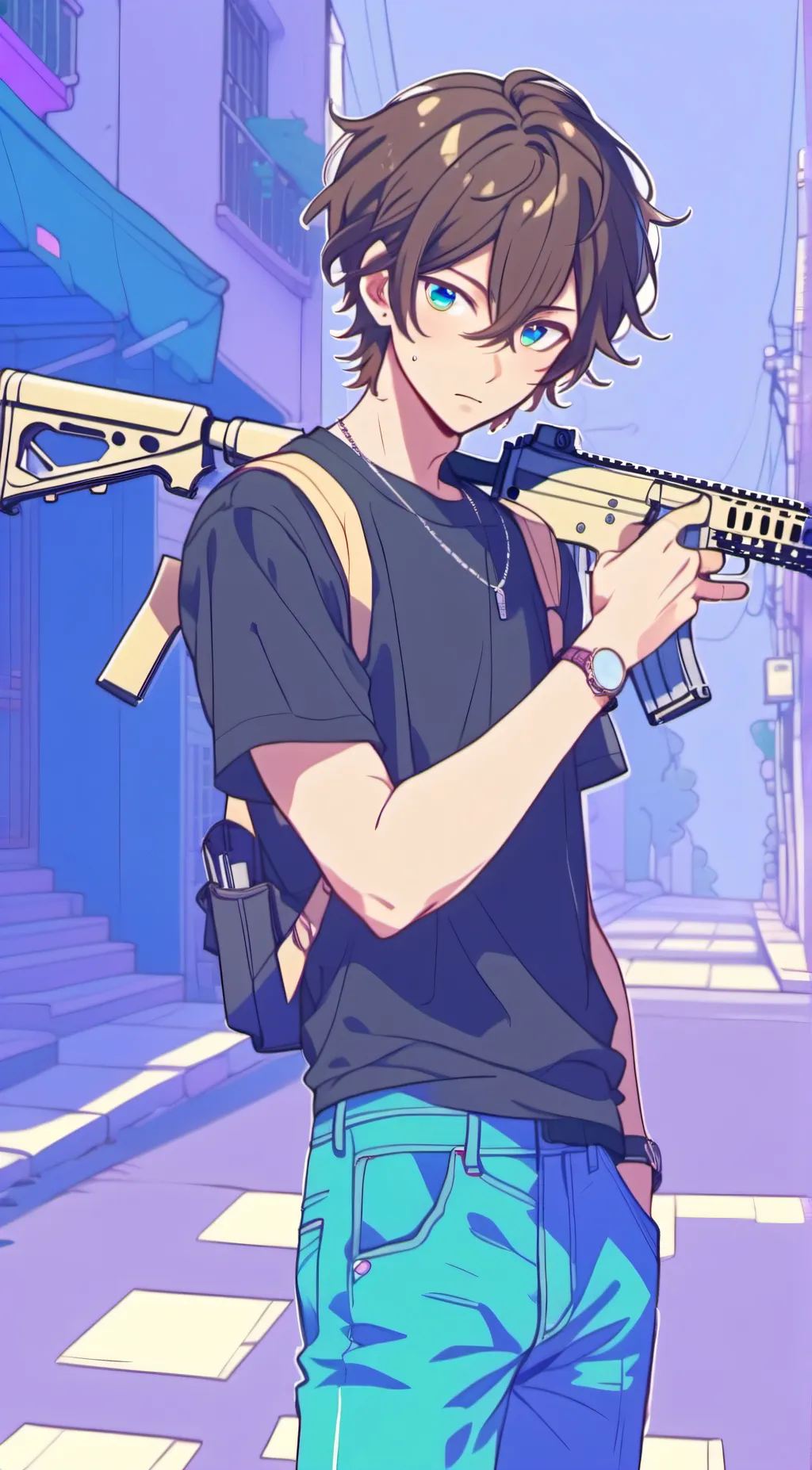 ai character: Natsuki Hanabe background