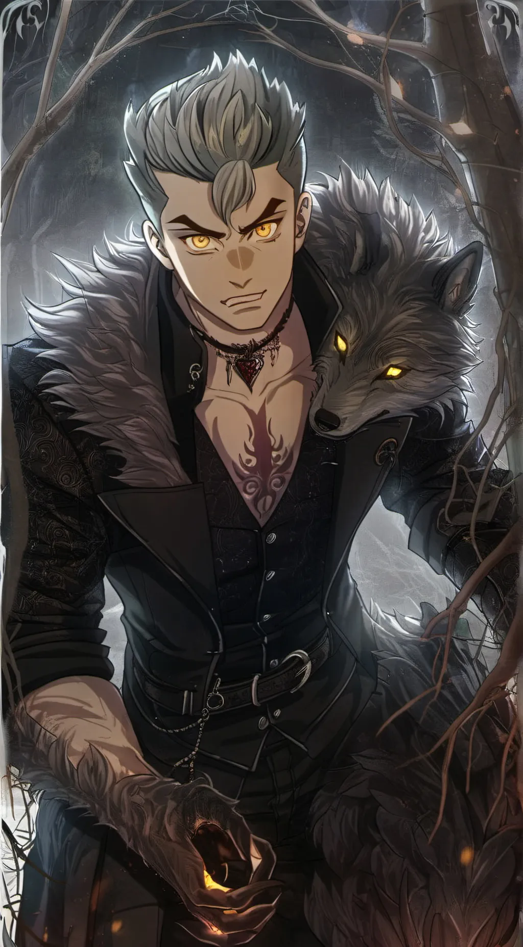 ai character: ronan lynch  background