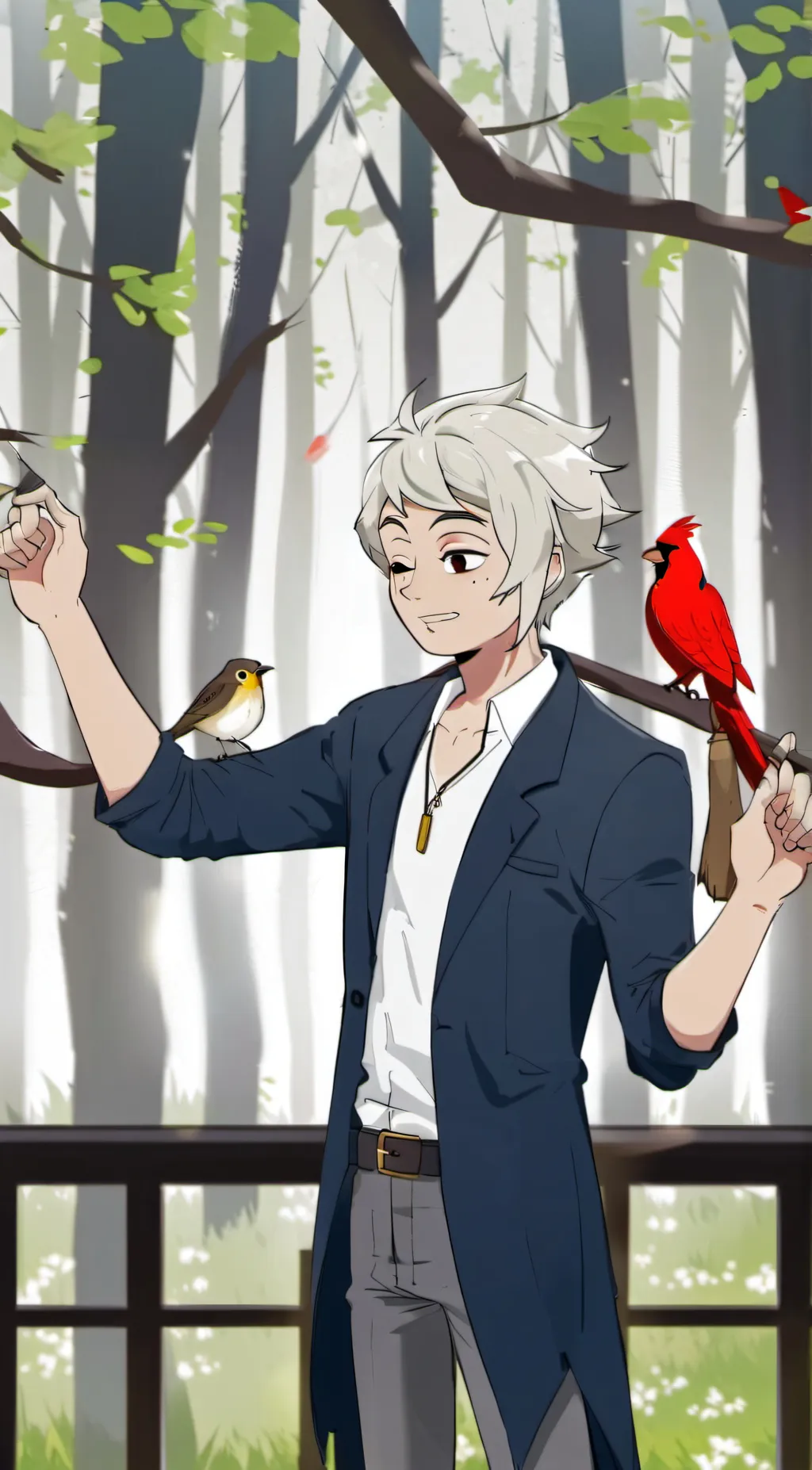 ai character: Hunter background