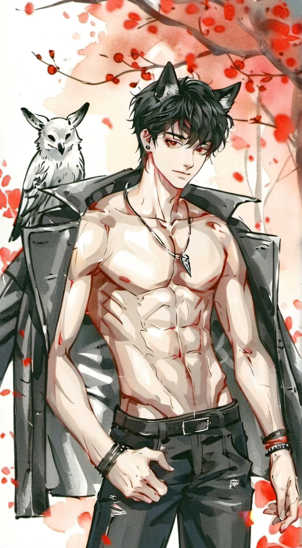 ai character: mark background