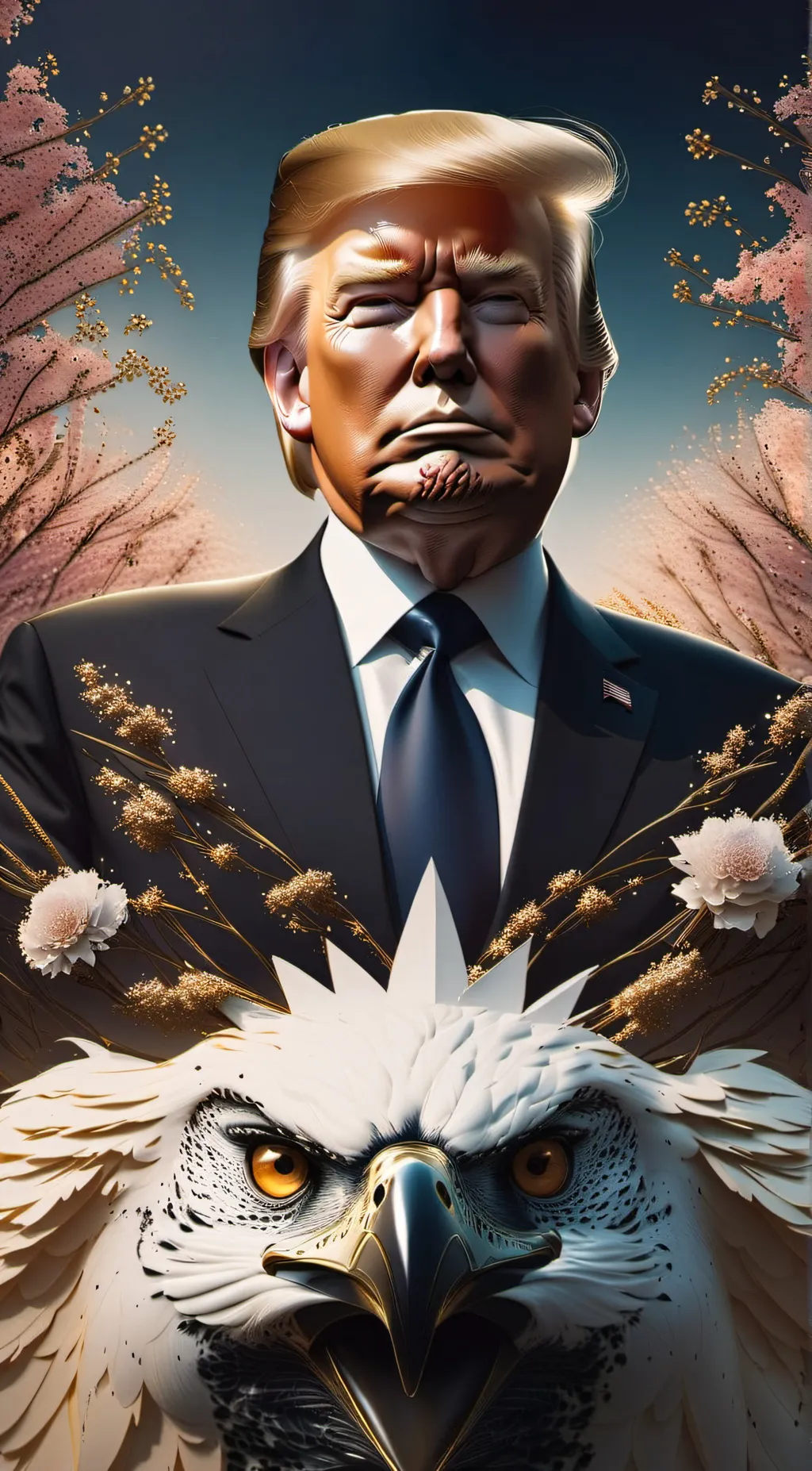 ai character: Donald J. Tump background