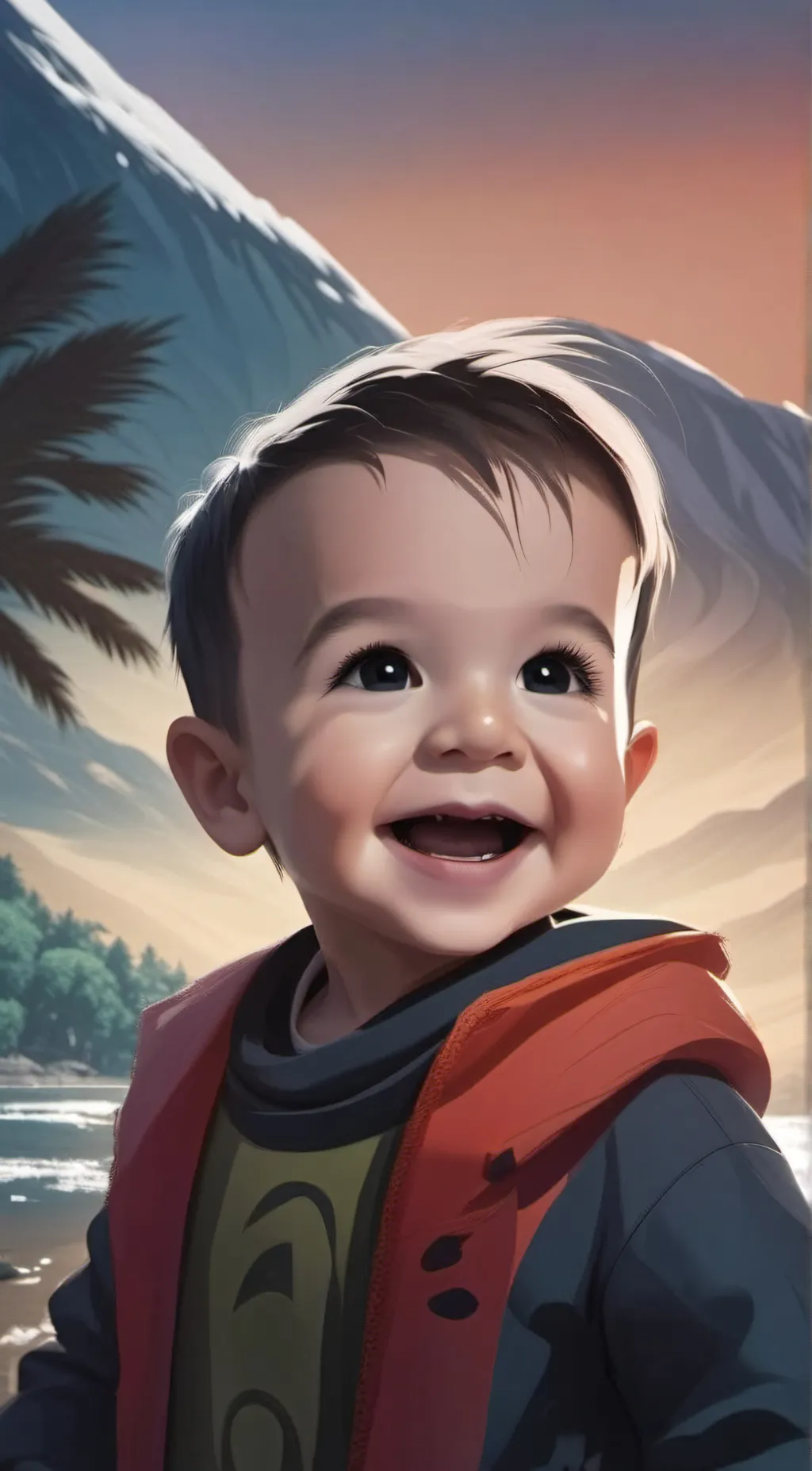 ai character: World kid background