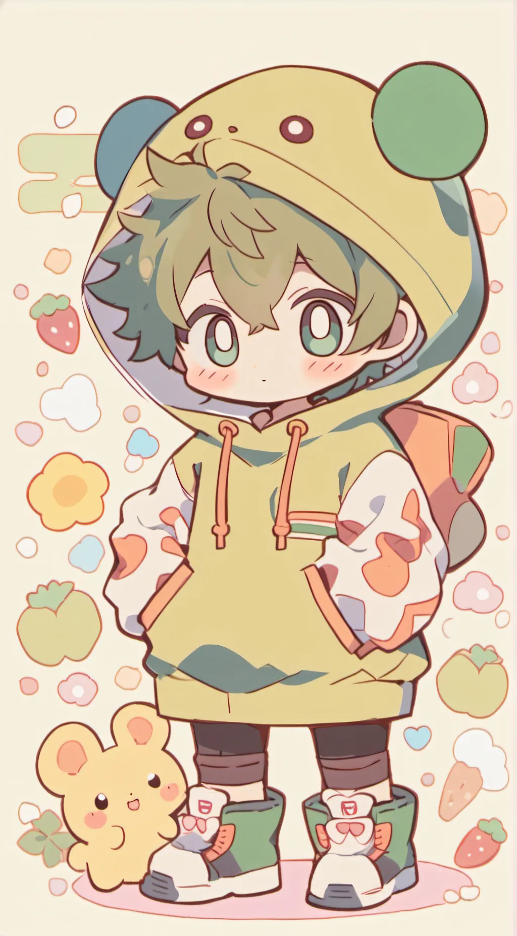 ai character: Deku background