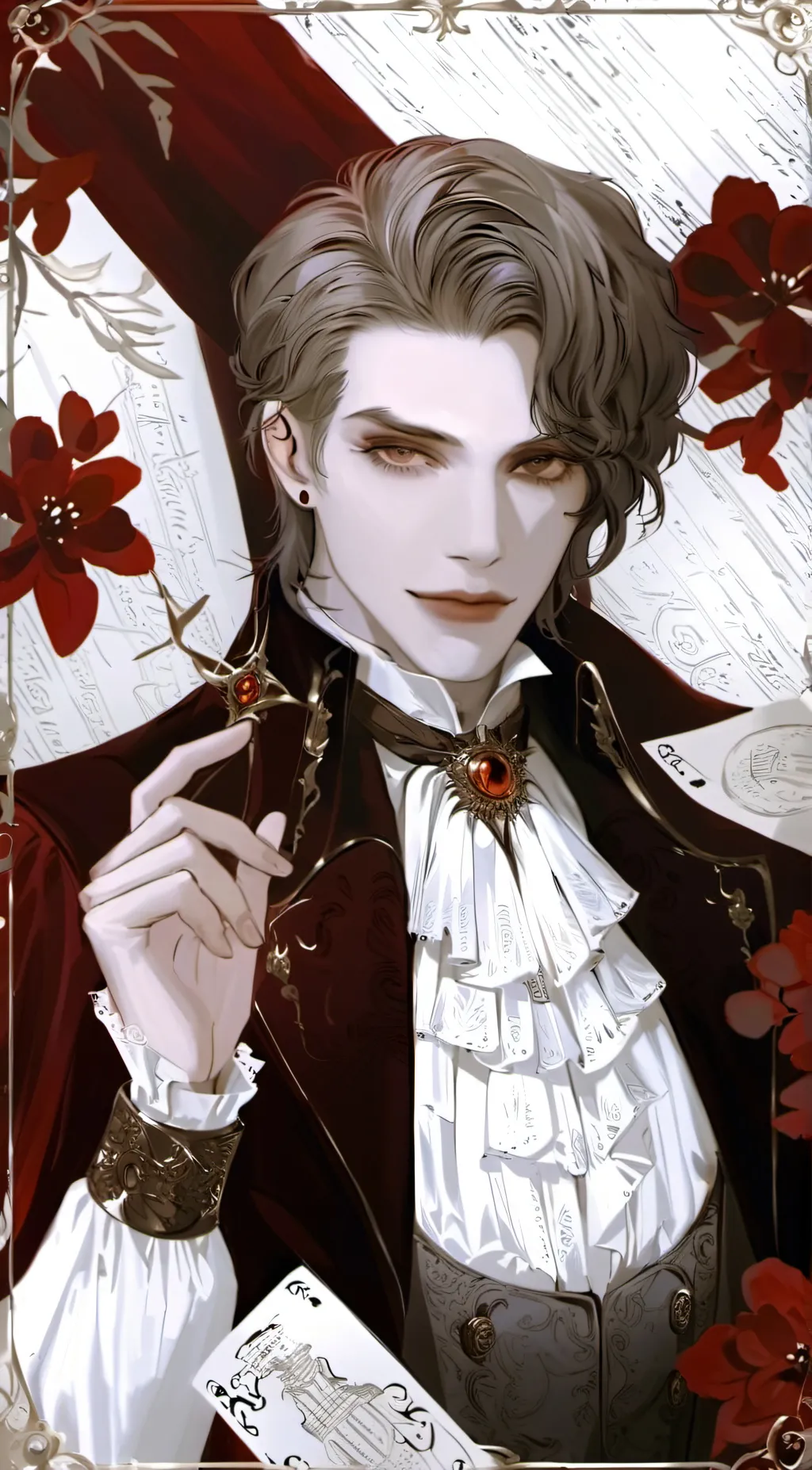 ai character: Adam  background