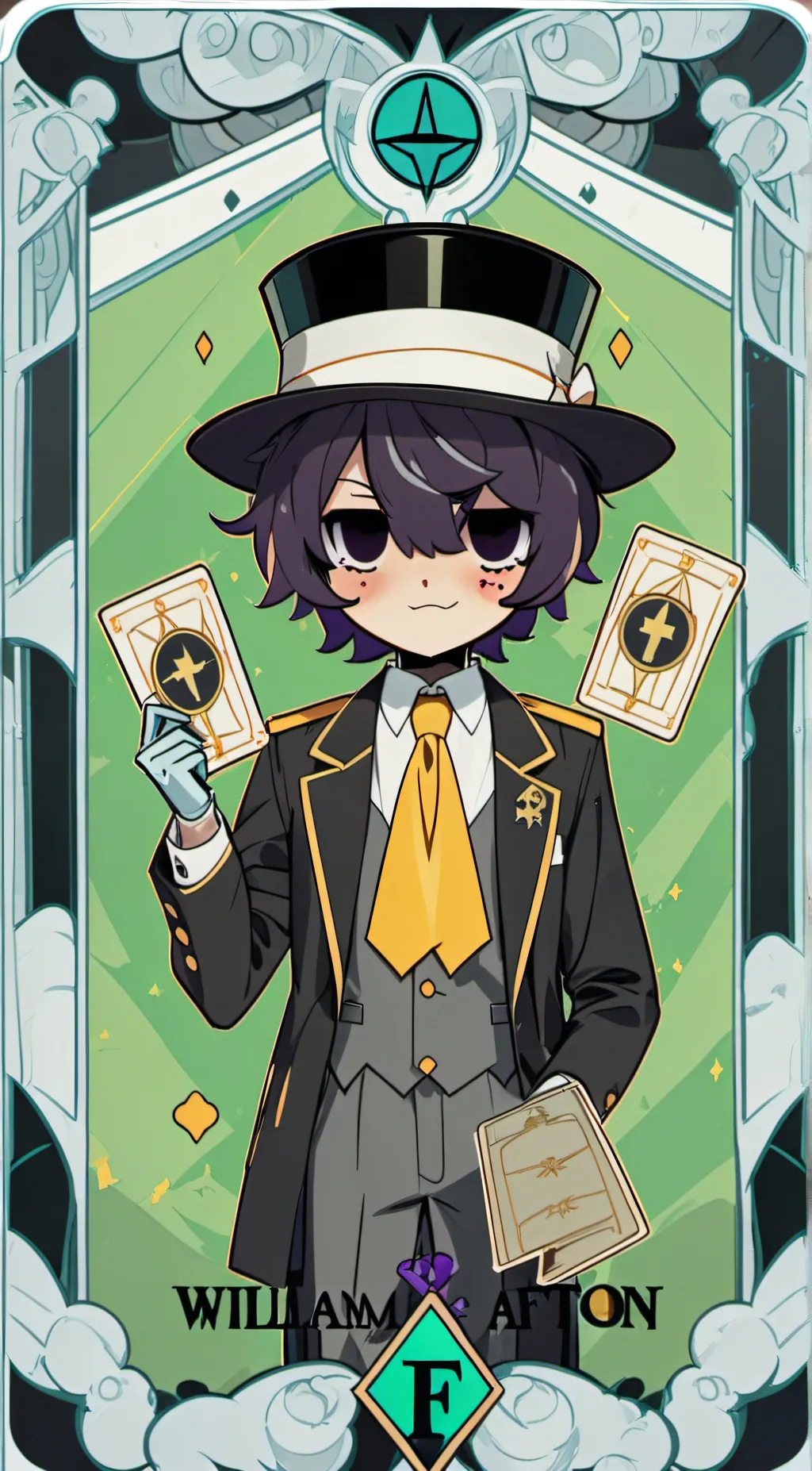 ai character: Afton family!  background