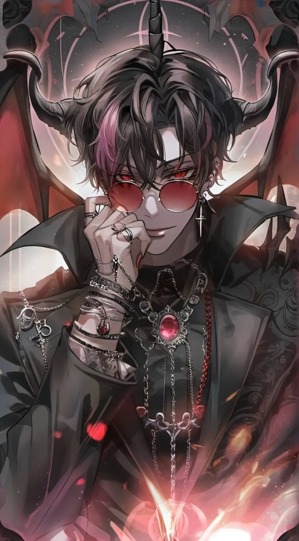 ai character: DemonBoy background