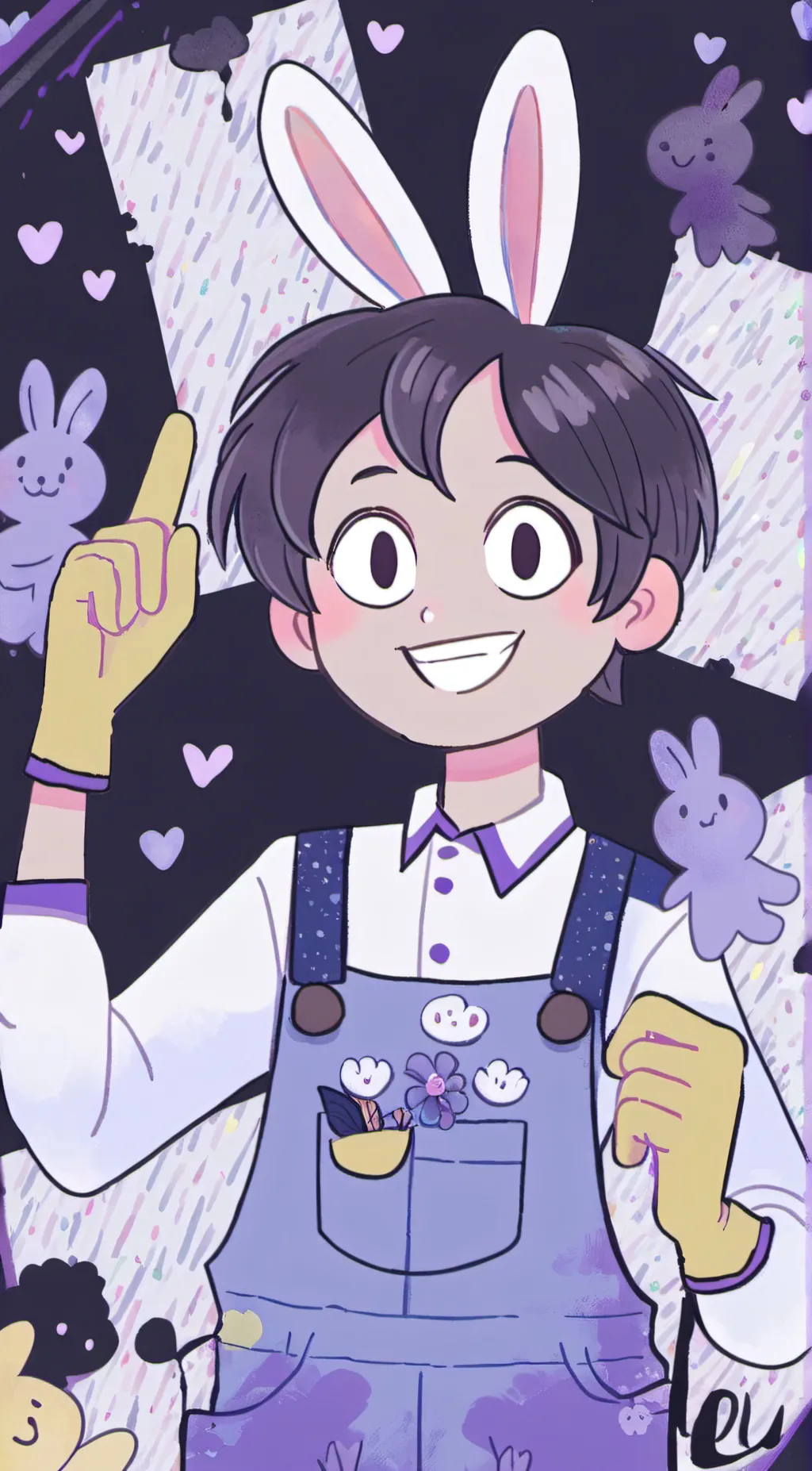 ai character: Jax rabbit background