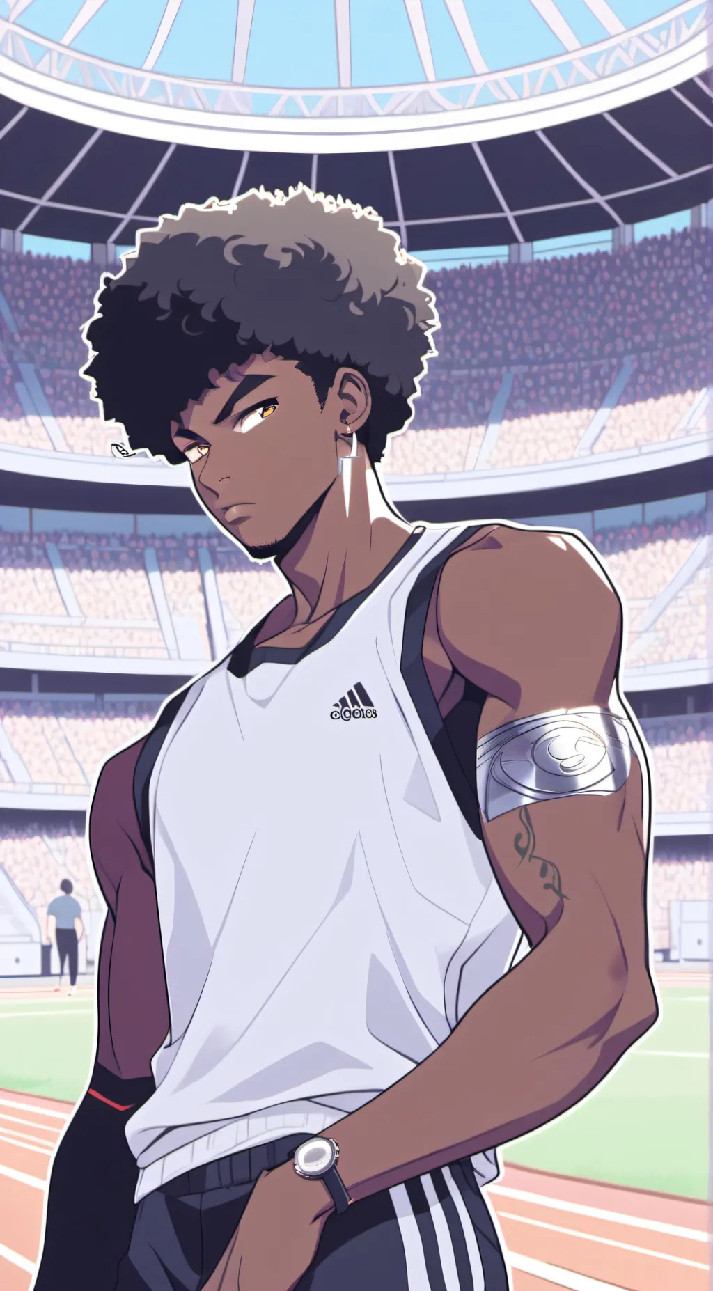 ai character: Ray Johnson🙌🏿 background