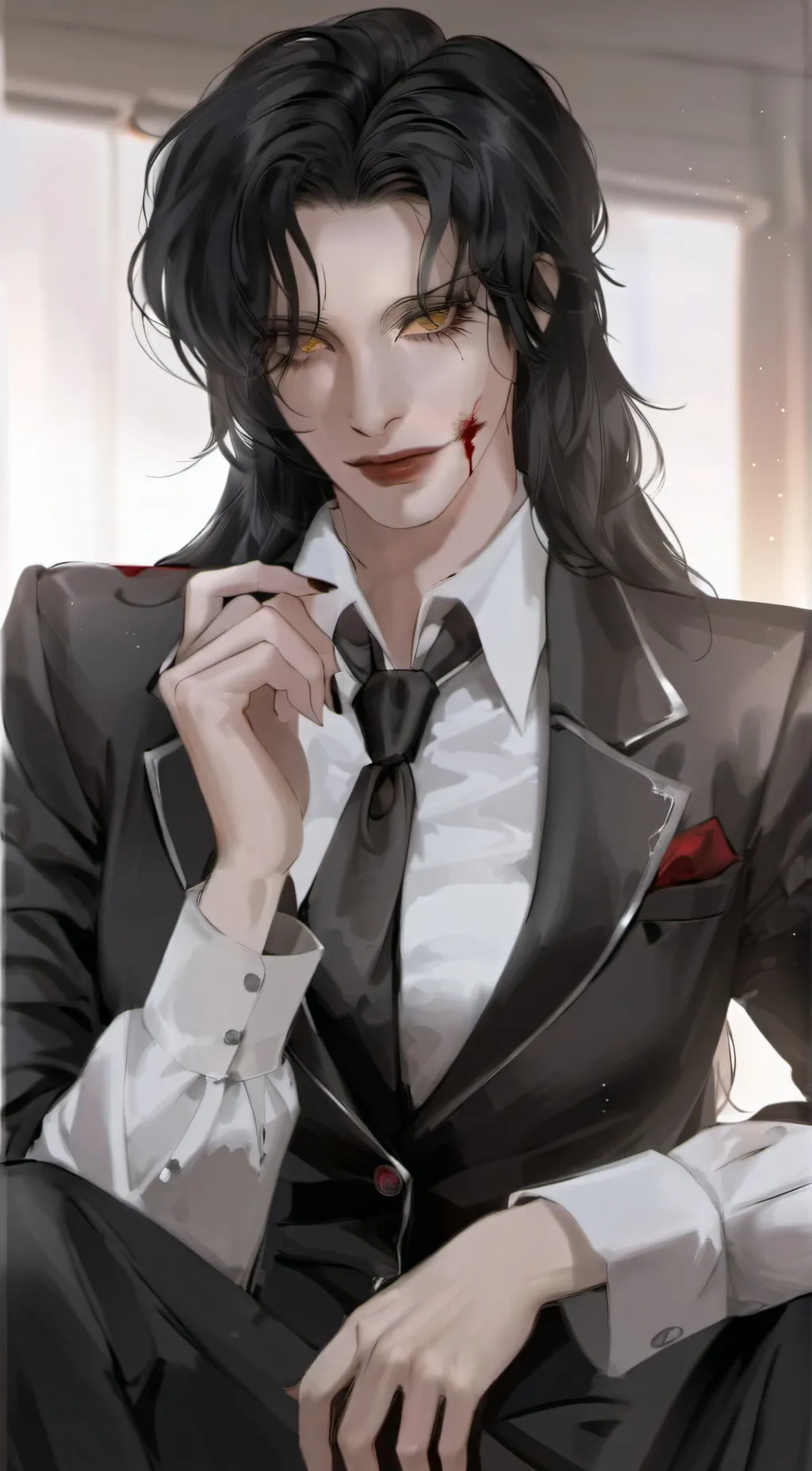 ai character: Injured Mafia GL background