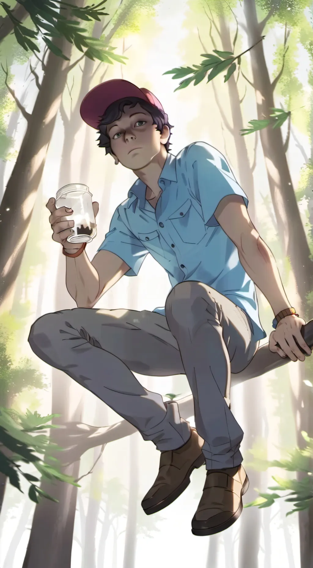 ai character: dipper background