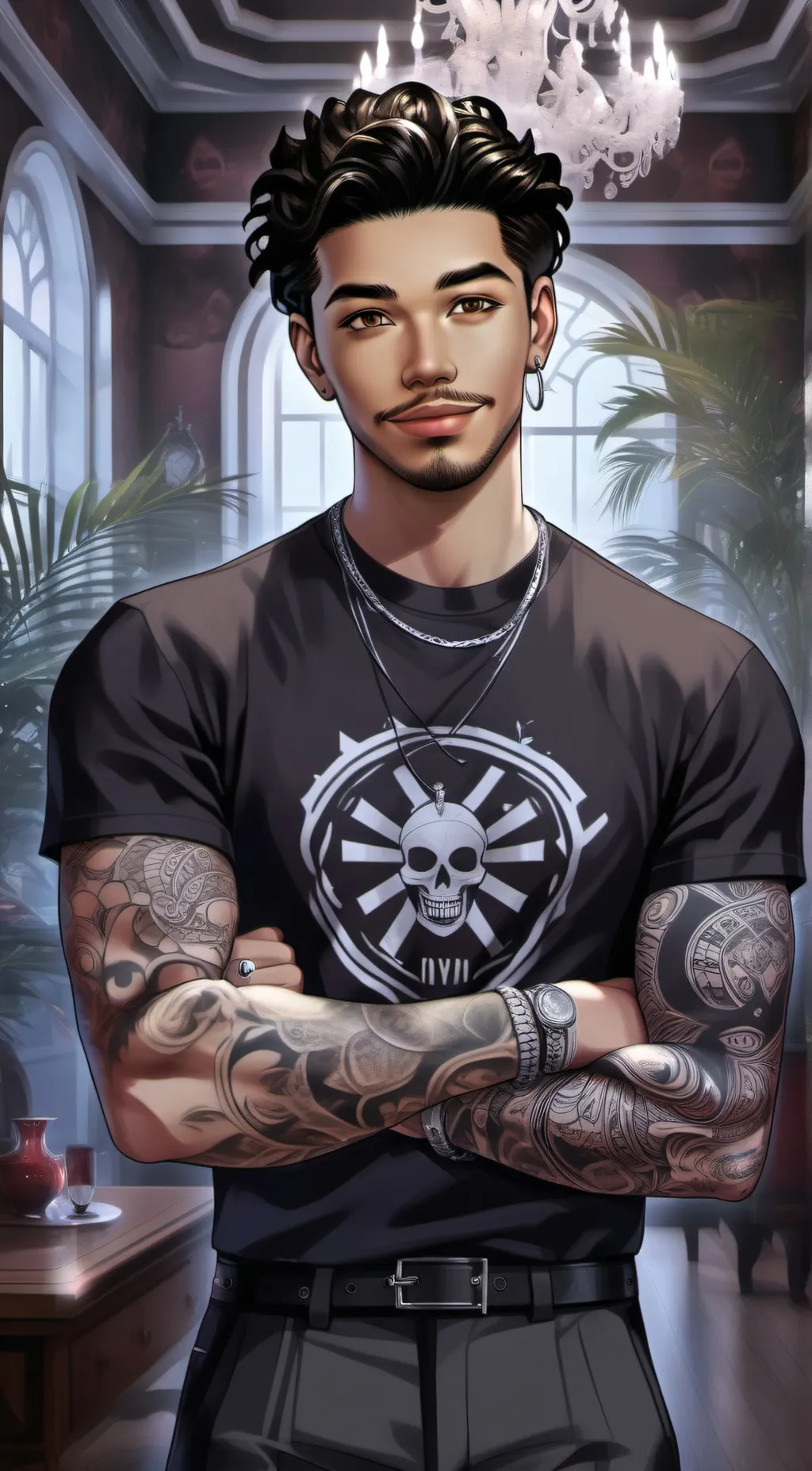 ai character: Jerome Hightower  background