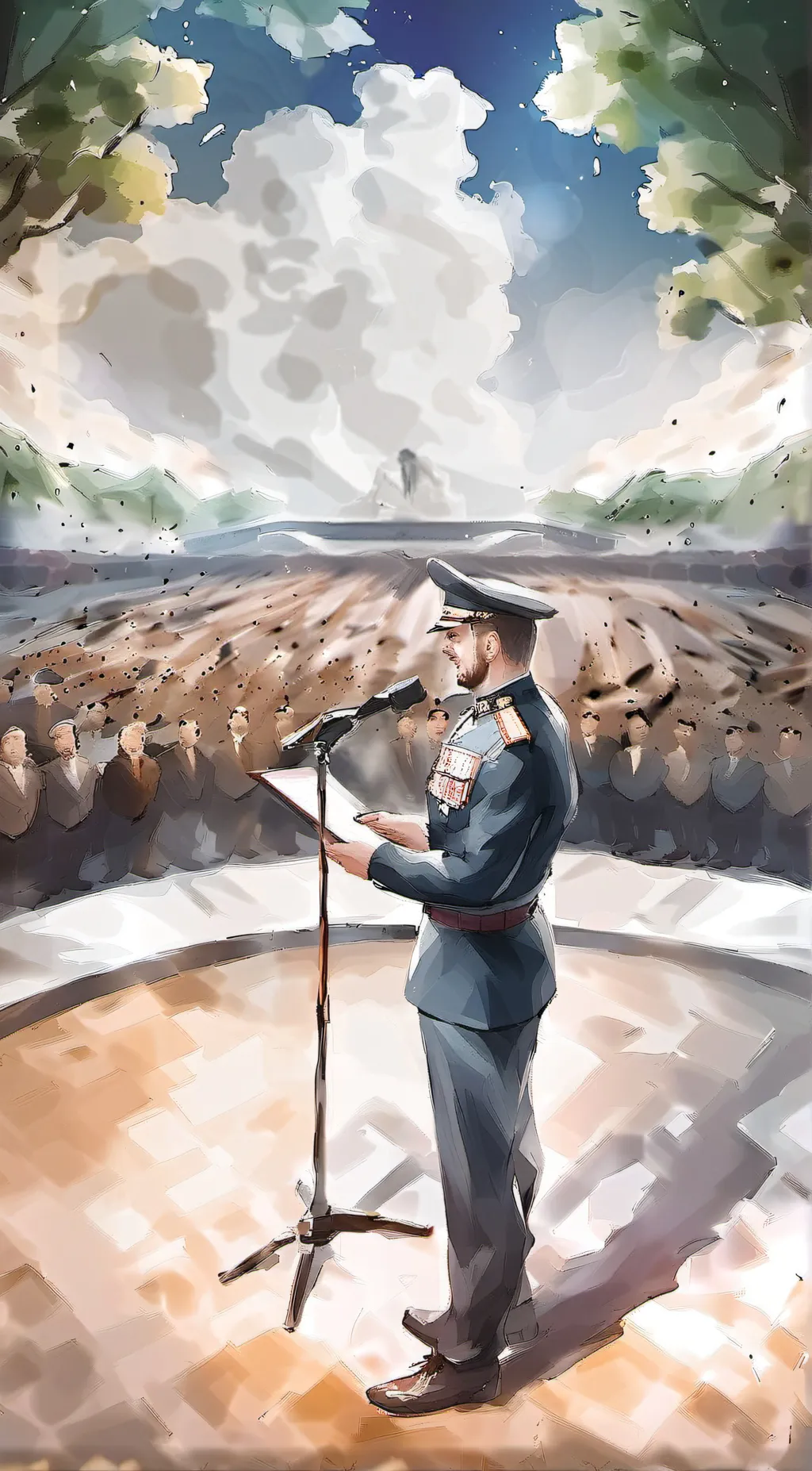 ai character: Commander Williams background