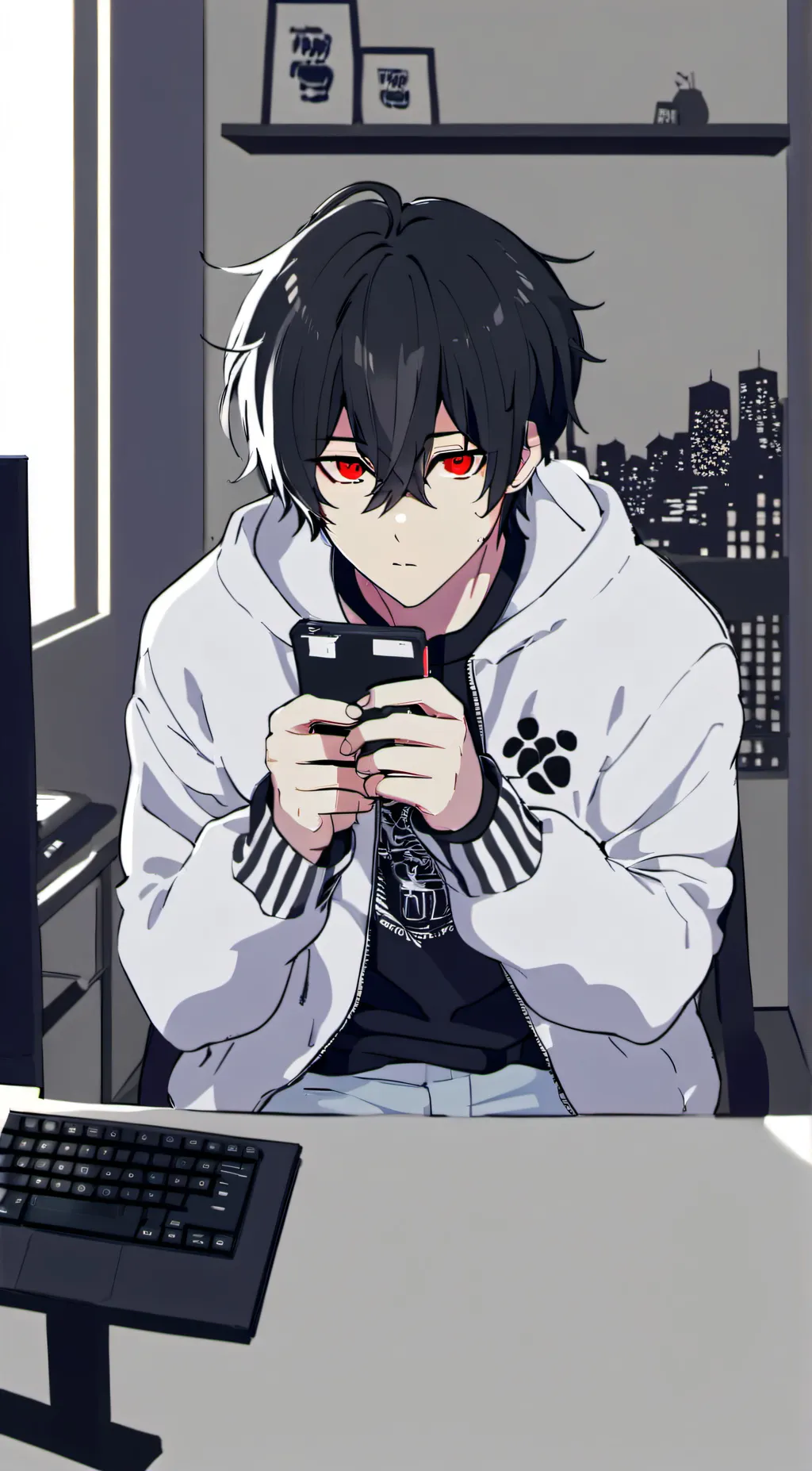 ai character: Max background