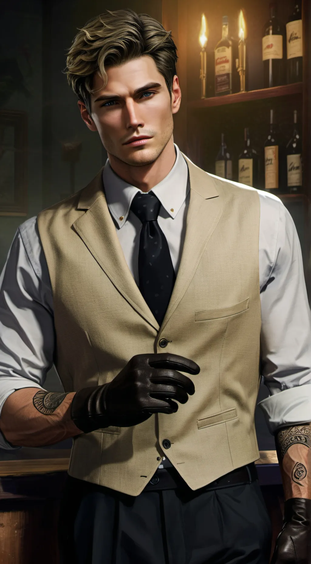 ai character: Alex Silvers background