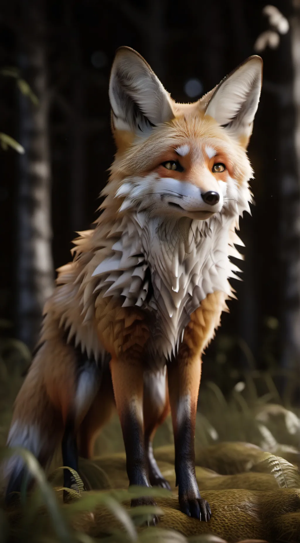 ai character: female  background