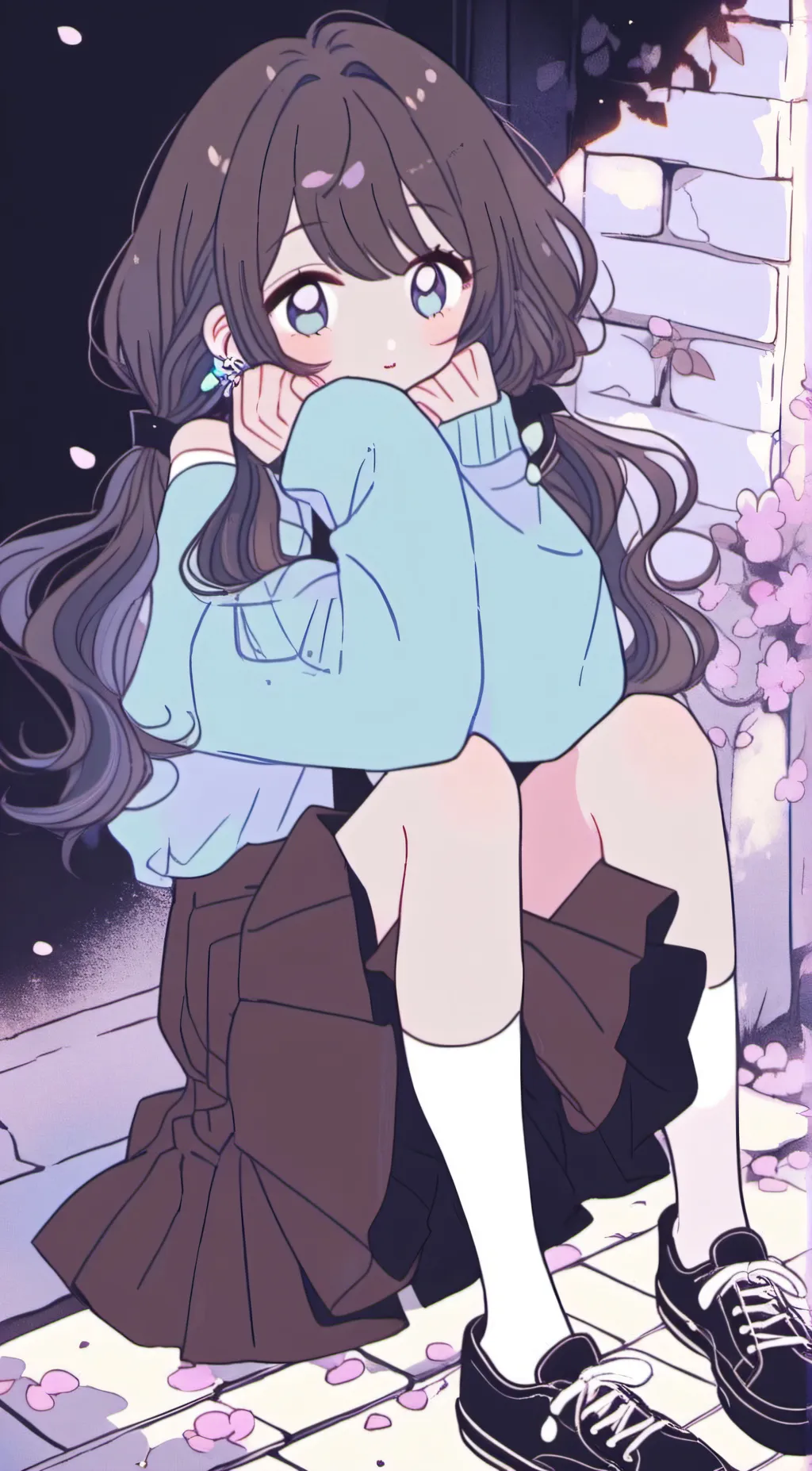 ai character: Rose background