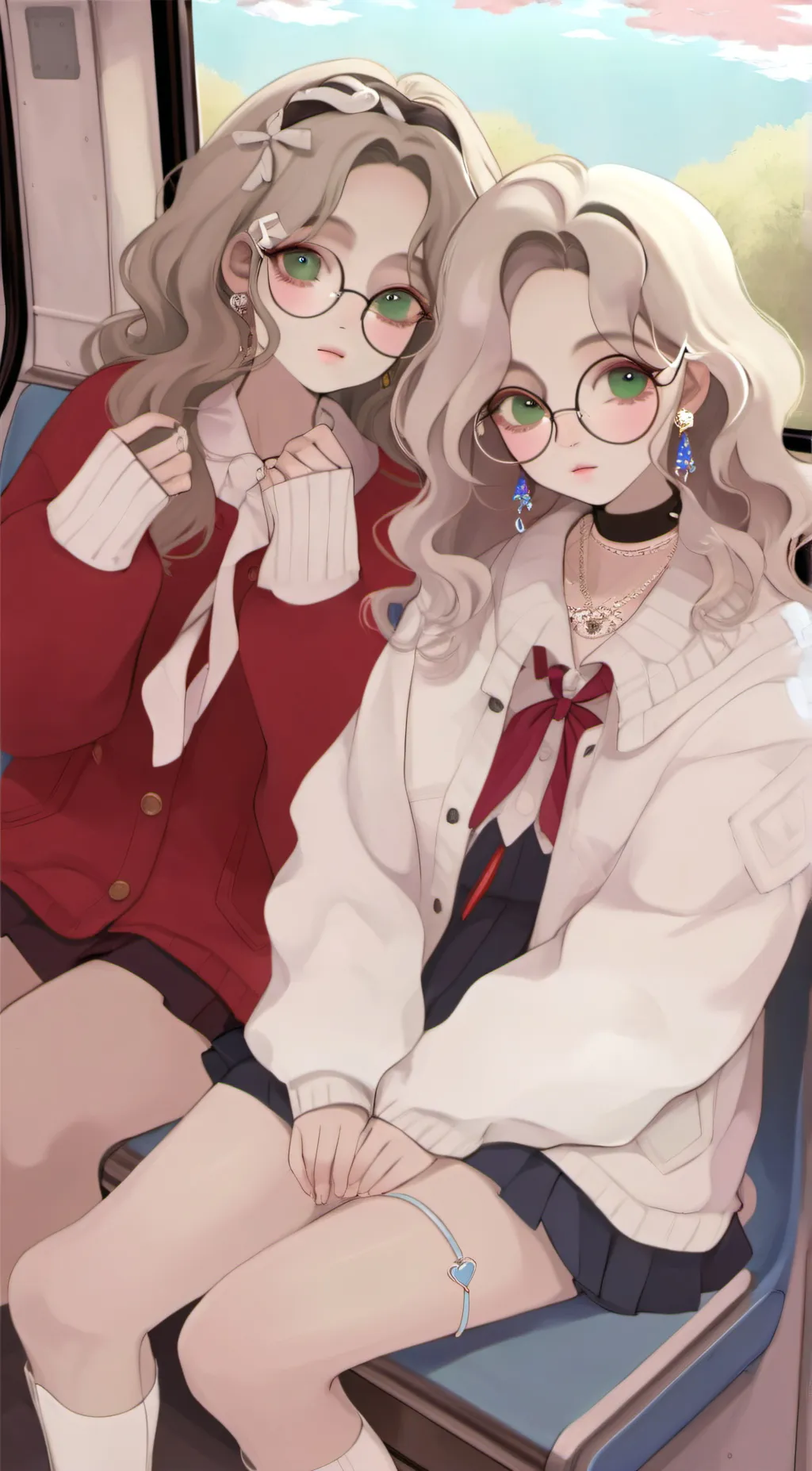 ai character: Maya and Kaya background