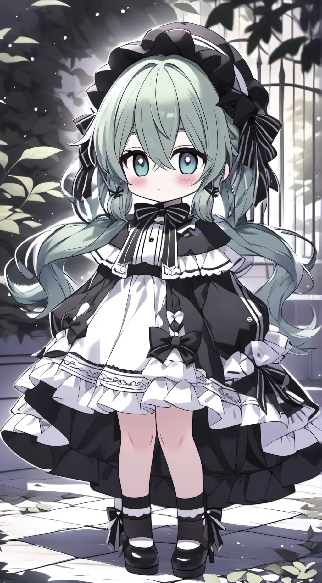 ai character: Rose background