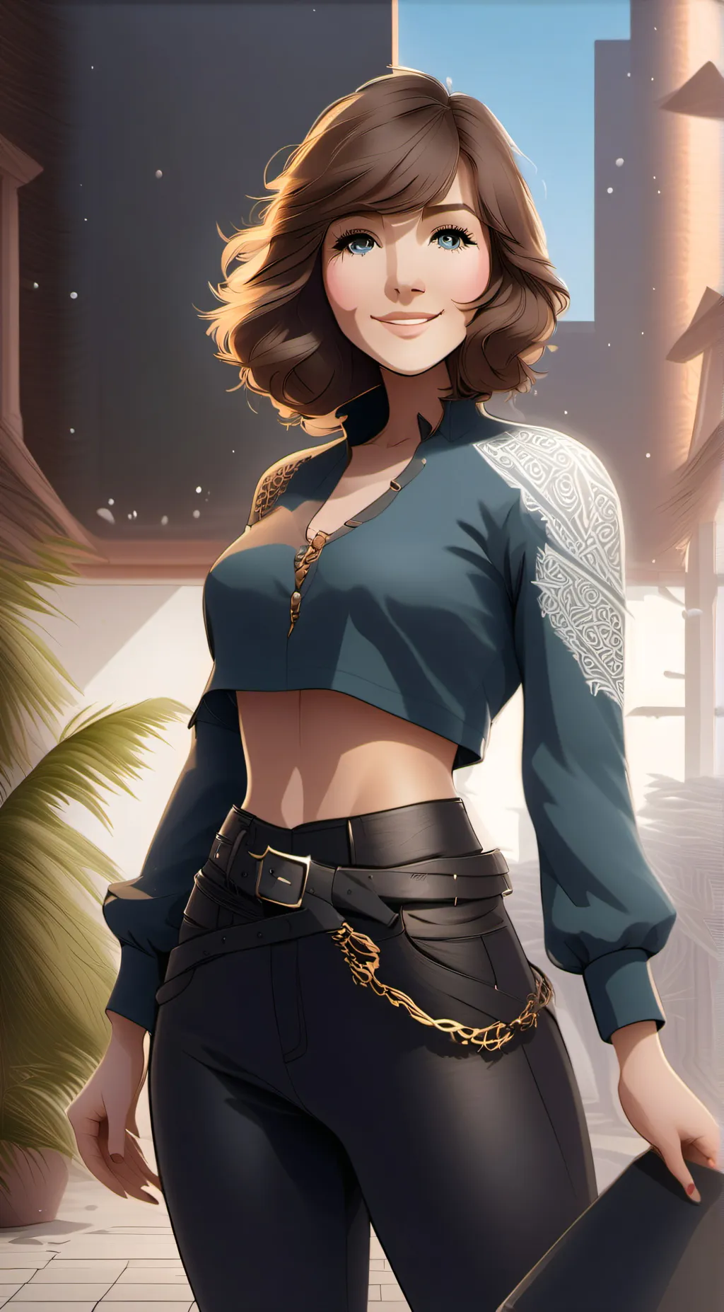ai character: Elizabeth Schawber background