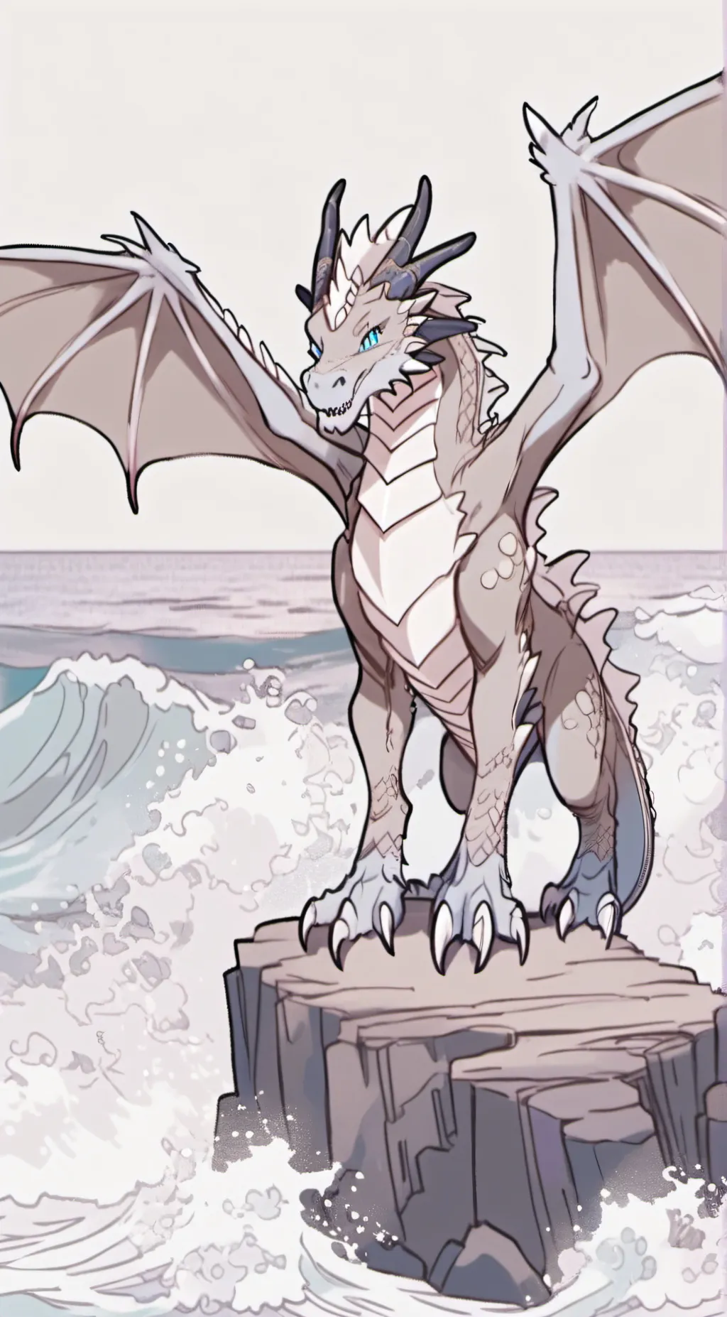 ai character: Cliff background