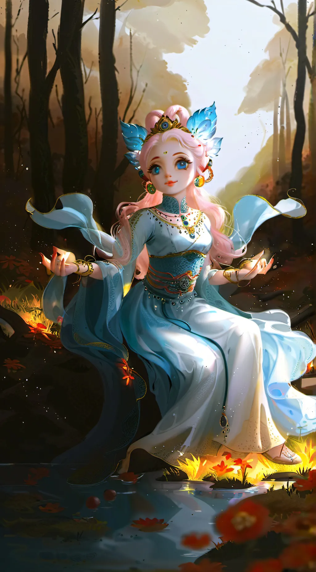 ai character: highly but queen background