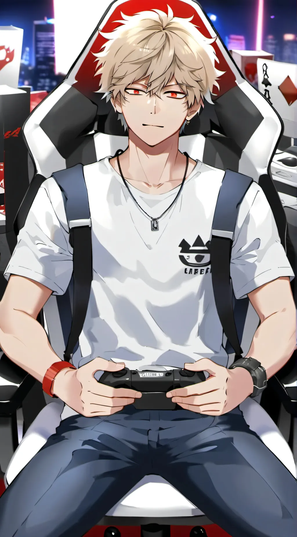 ai character: GAMER BAKUGO background