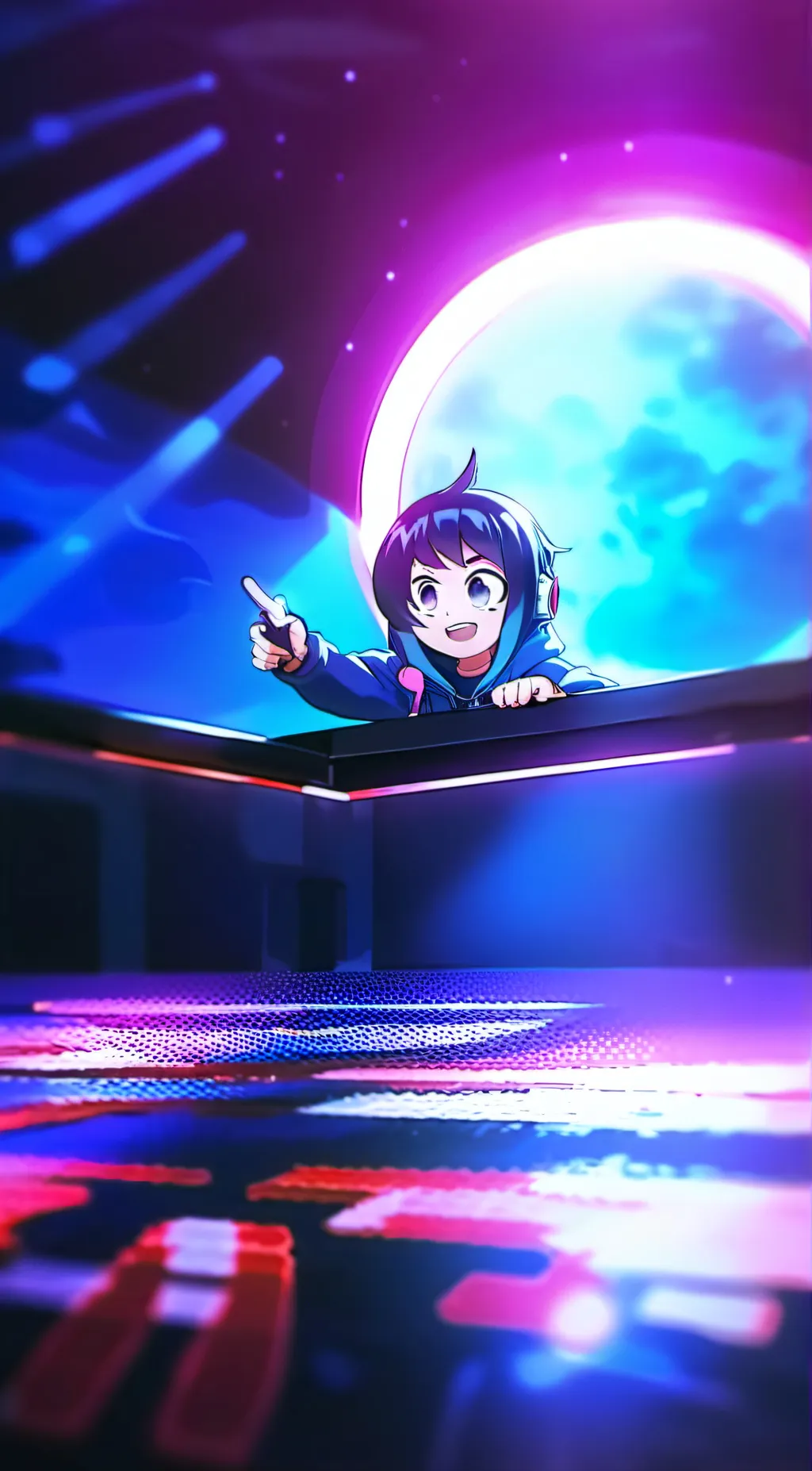 ai character: Aphmau  background