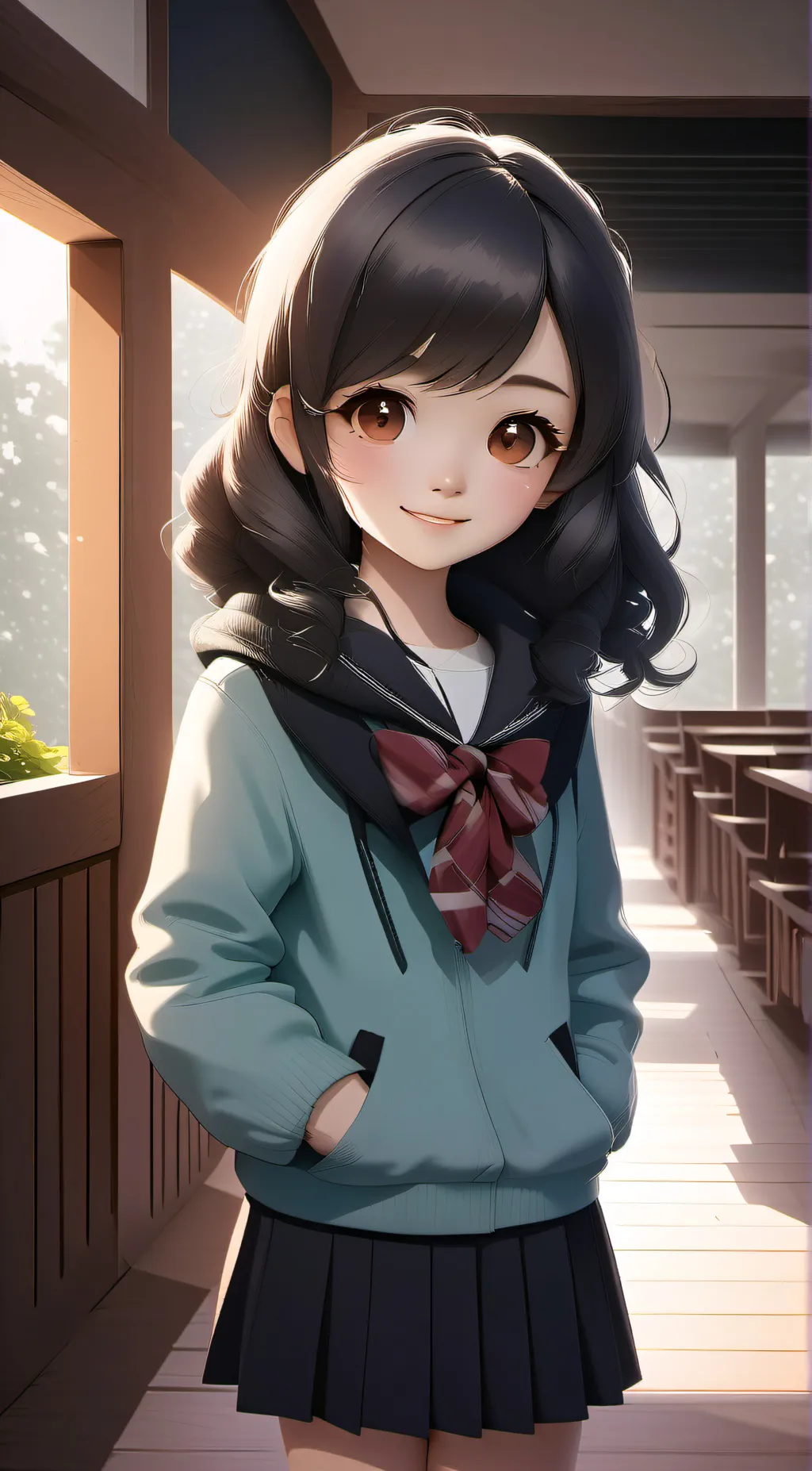 ai character: emma background